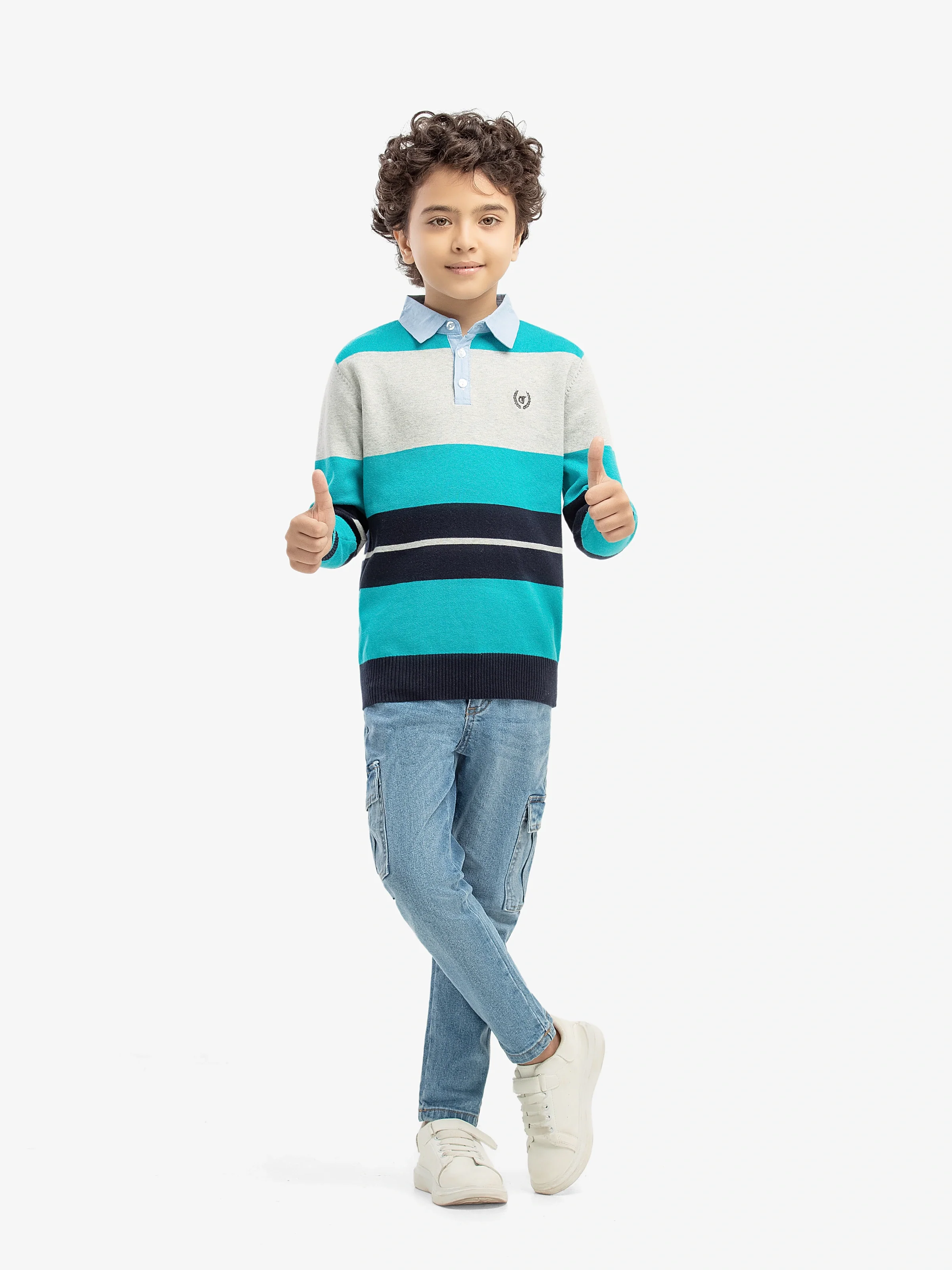 Boy's Multi Sweater - EBTSWT5-010 - Image 2