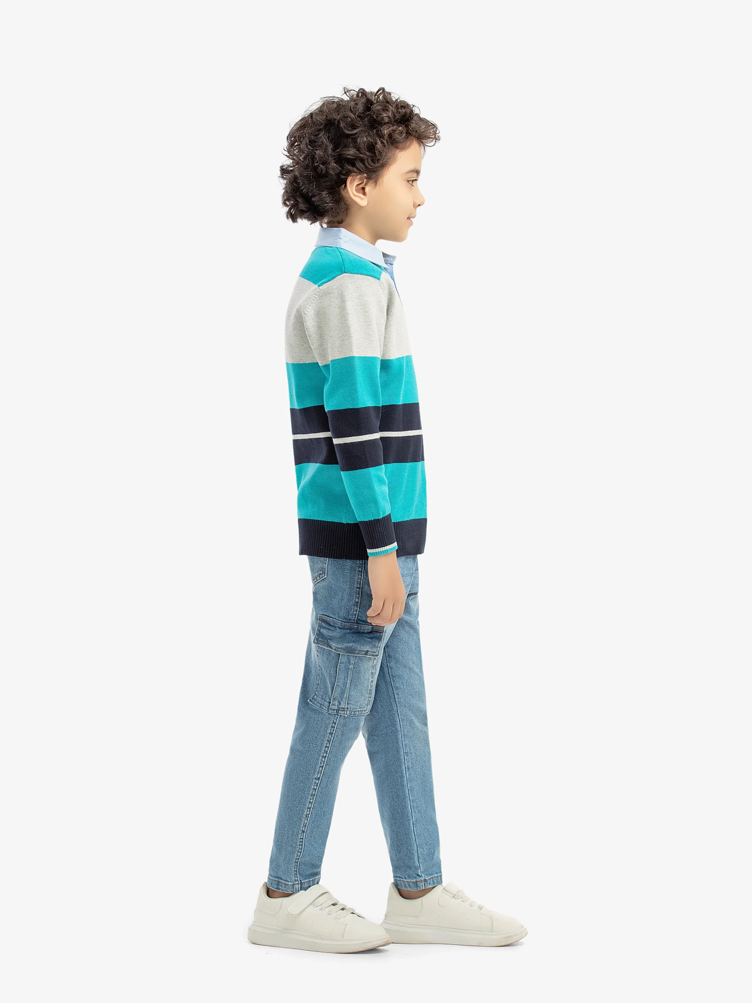 Boy's Multi Sweater - EBTSWT5-010 - Image 4
