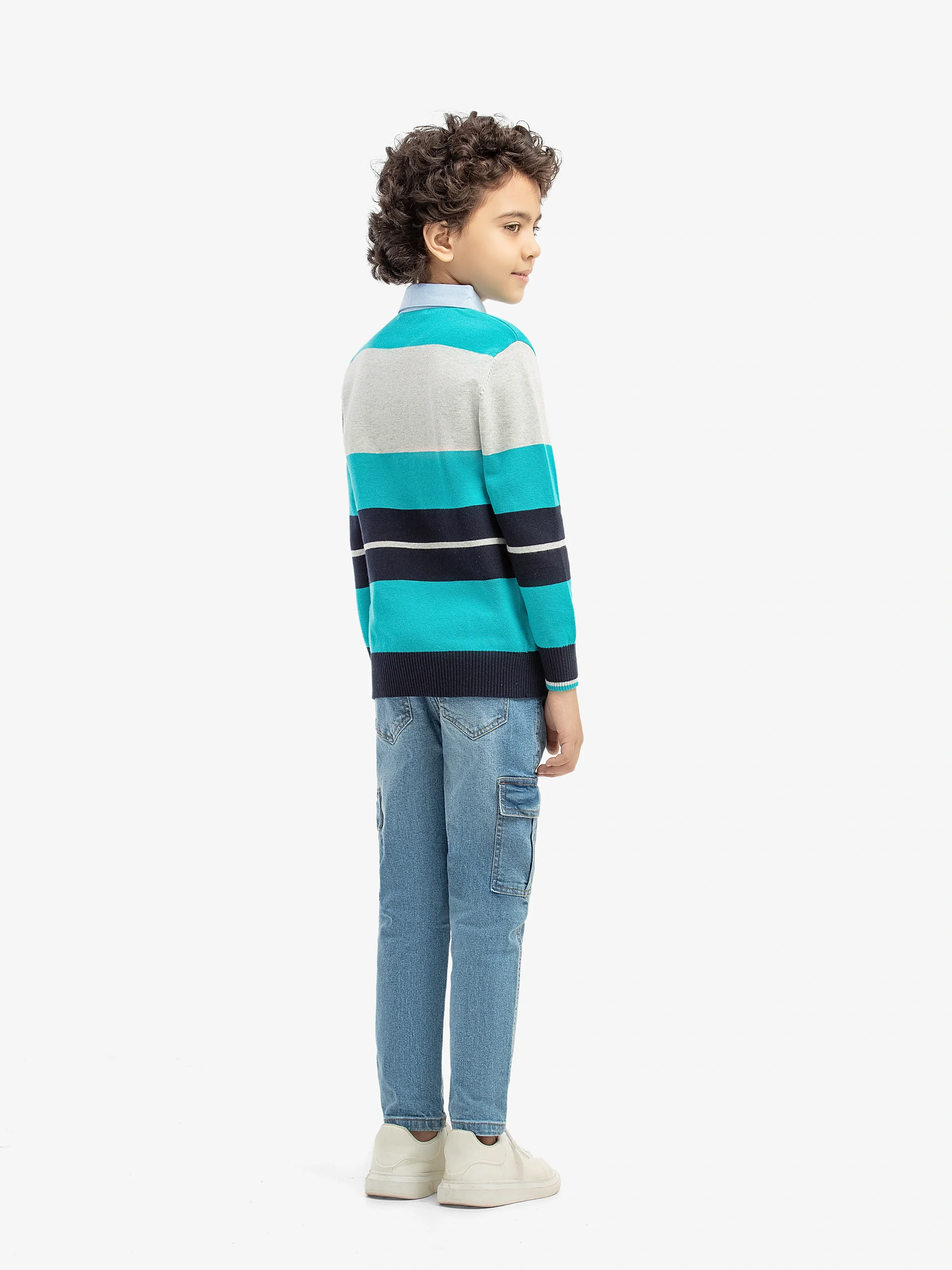 Boy's Multi Sweater - EBTSWT5-010 - Image 5