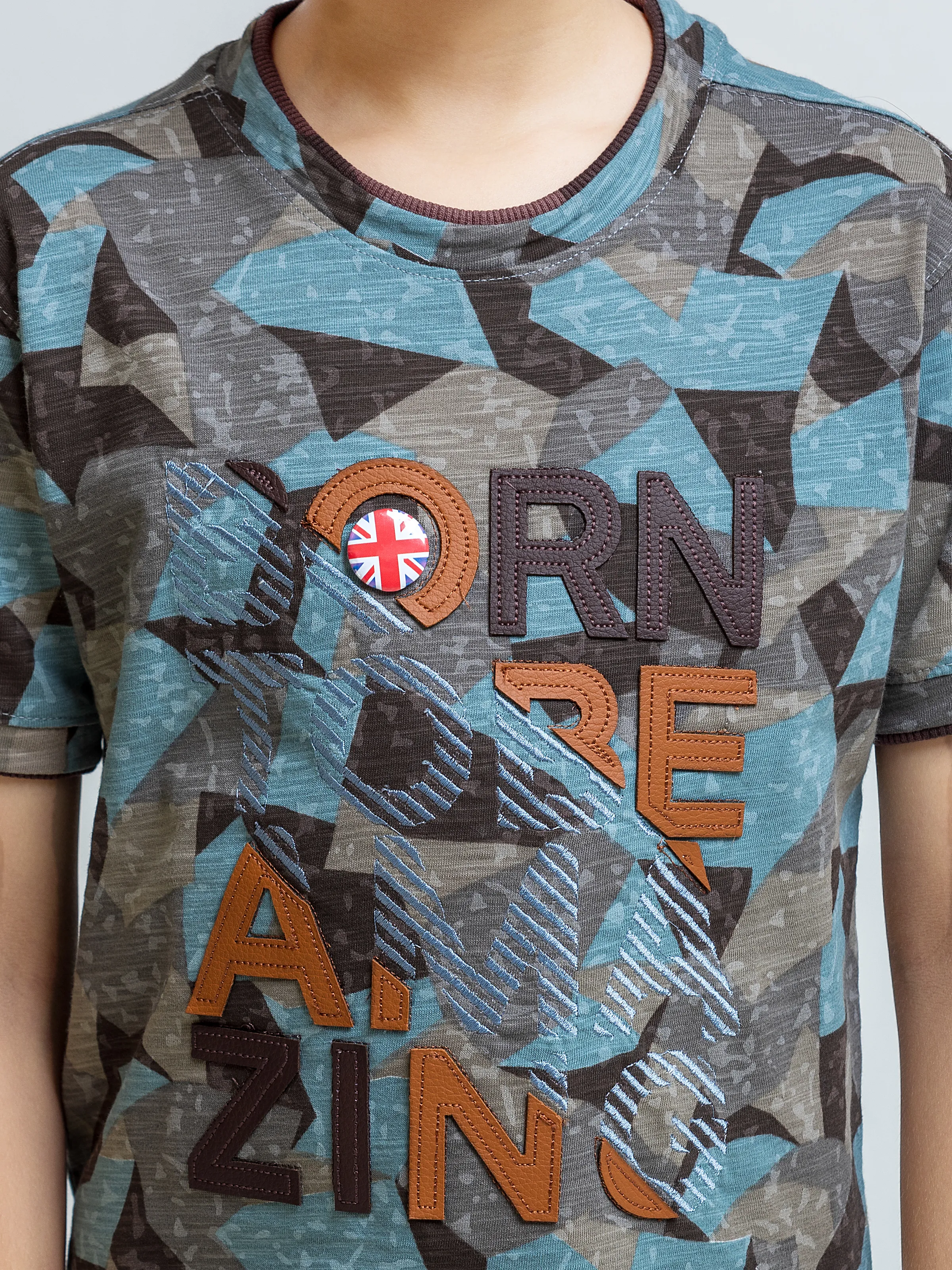 Boy's Multi T-Shirt - EBTTS5-005 - Image 3