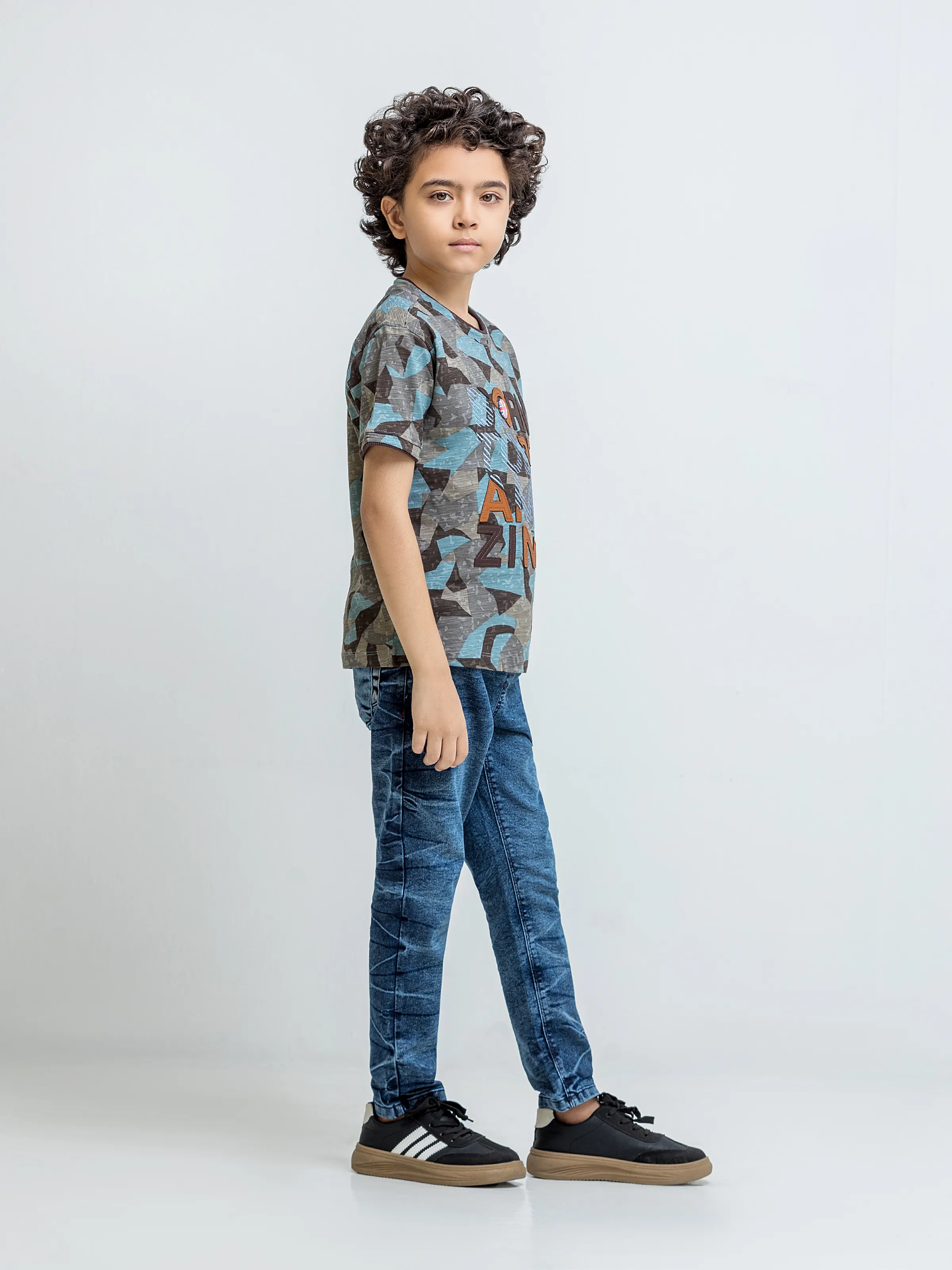 Boy's Multi T-Shirt - EBTTS5-005 - Image 4