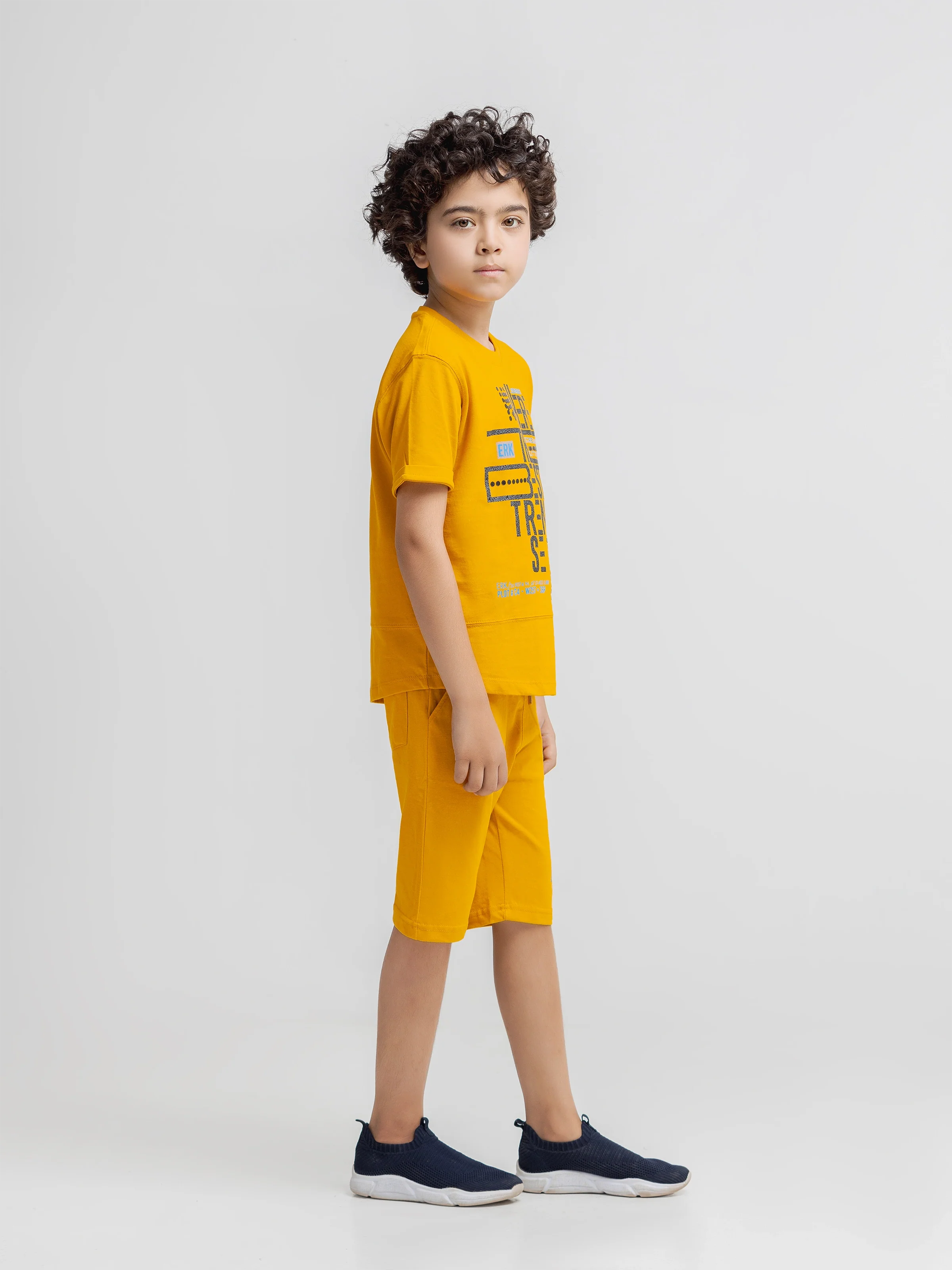 Boy's Mustard Co Ord Set - EBTCS6-028 - Image 5