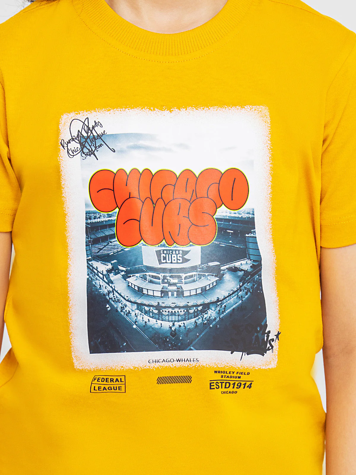 Boy's Mustard T-Shirt - EBTTS24-036 - Image 4