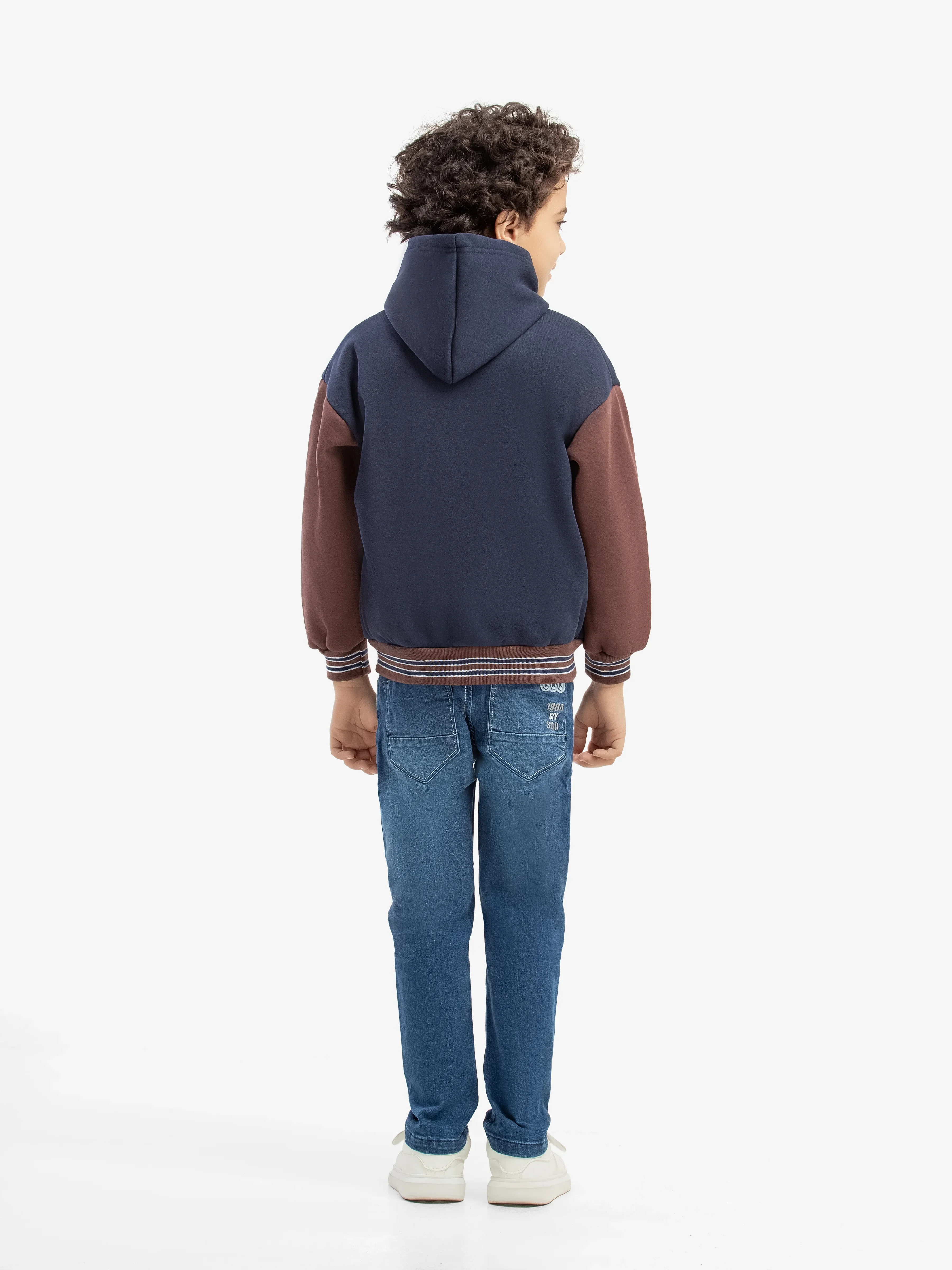 Boy's Navy Blue Jacket - EBTJK5-002-2P - Image 4