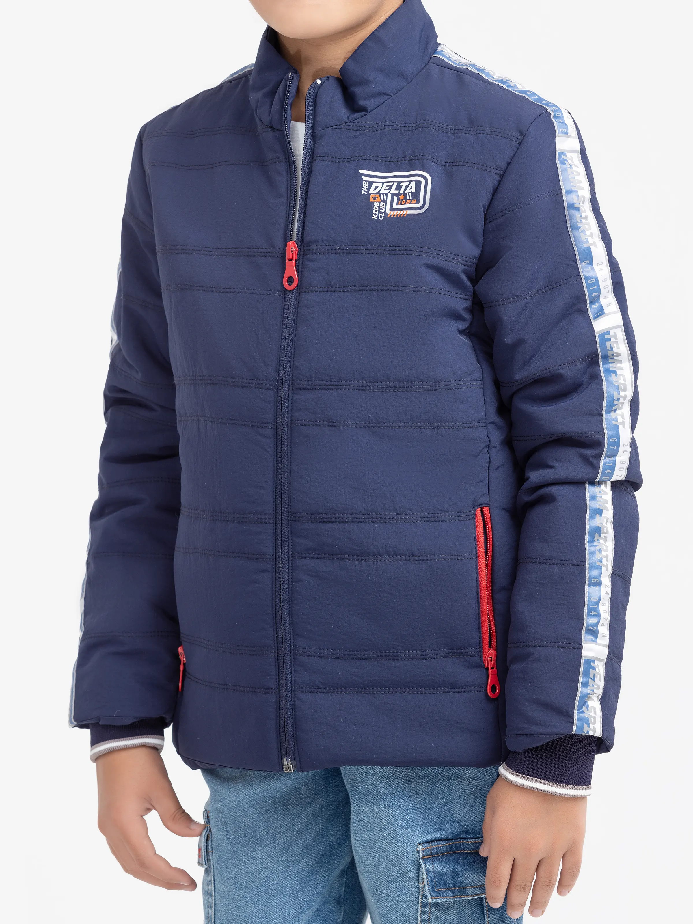 Boy's Navy Blue Jacket - EBTJP24-009 - Image 3
