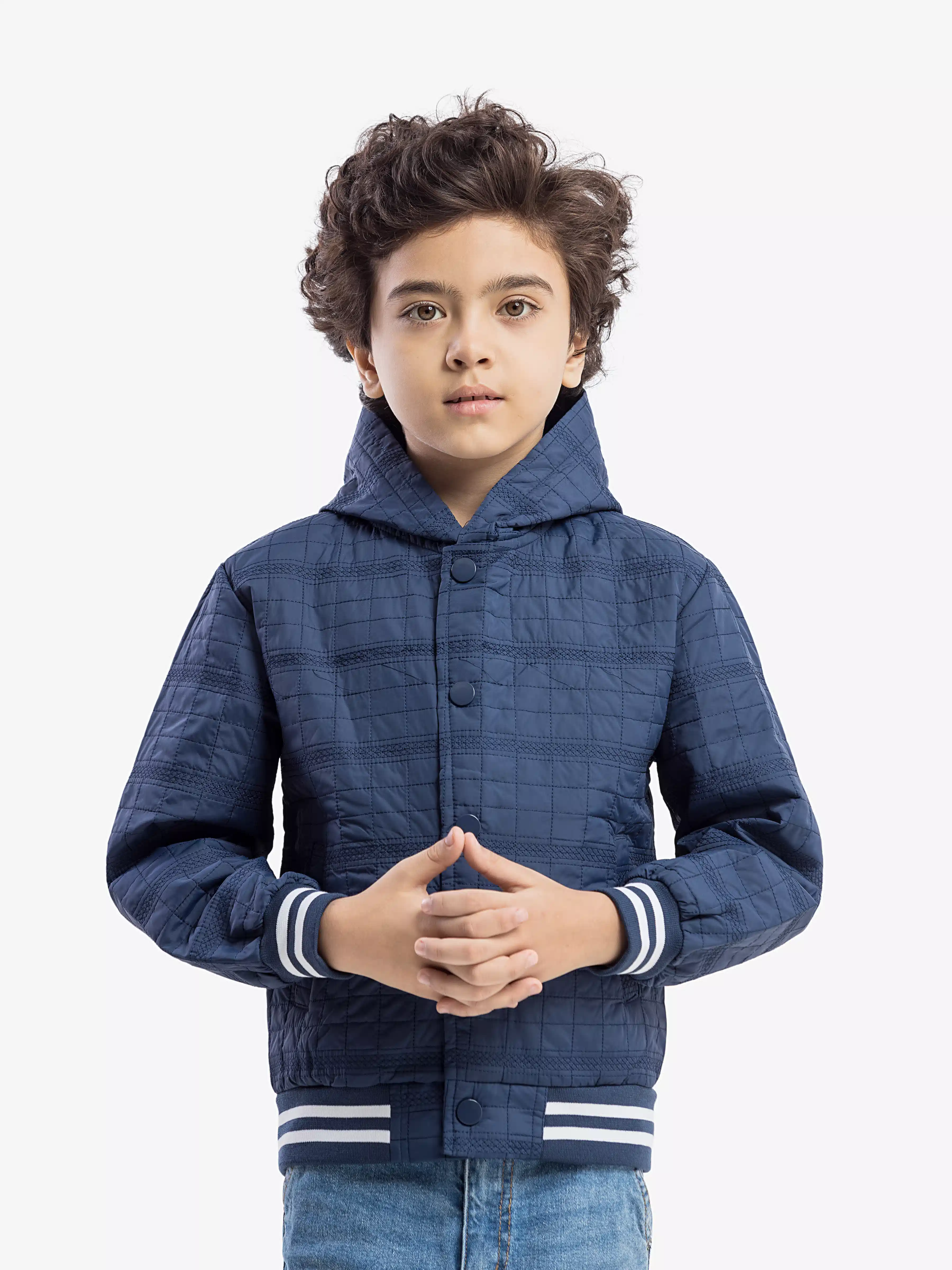 Boy's Navy Blue Jacket - EBTJP5-004 - Image 2
