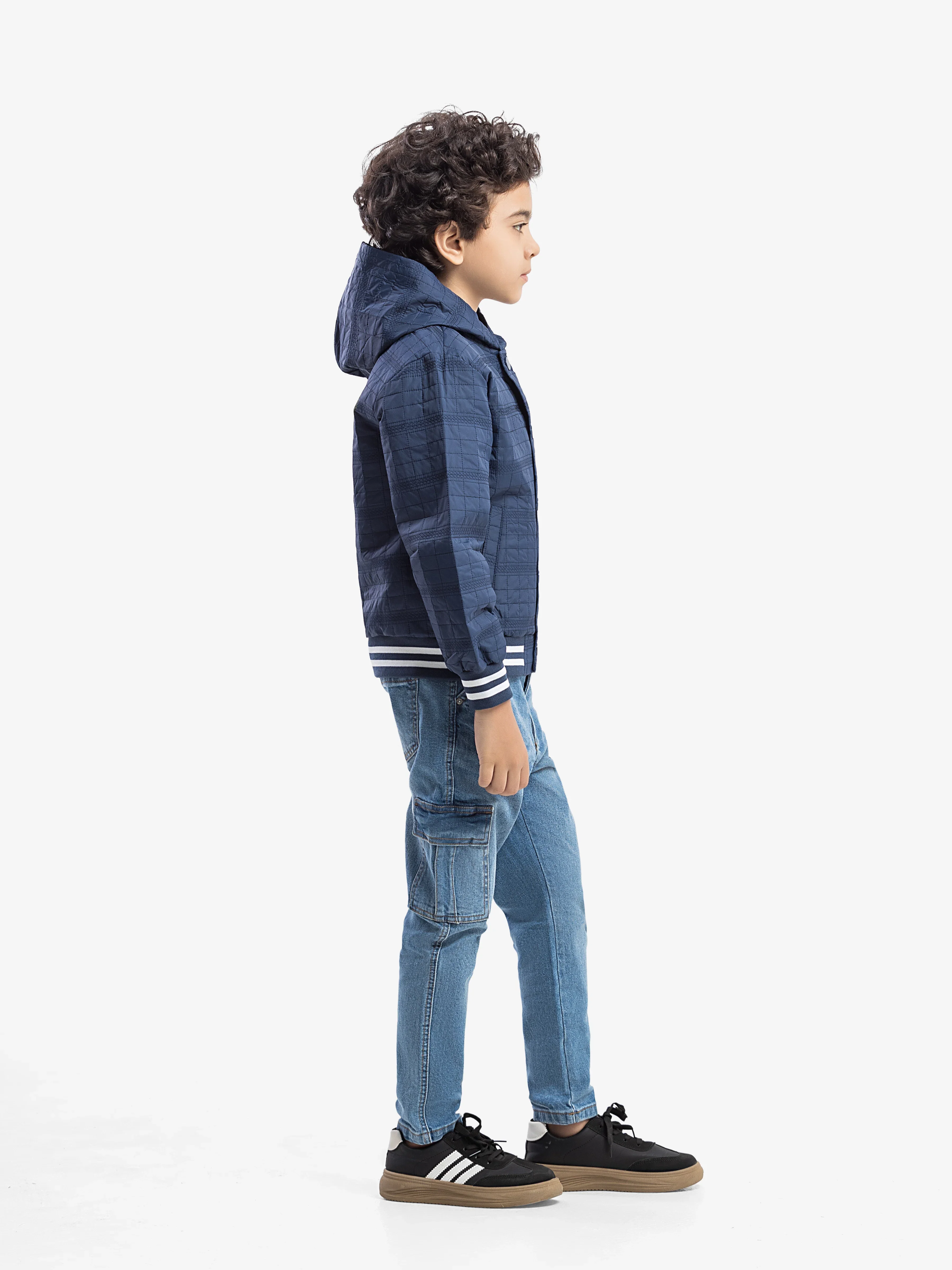 Boy's Navy Blue Jacket - EBTJP5-004 - Image 5