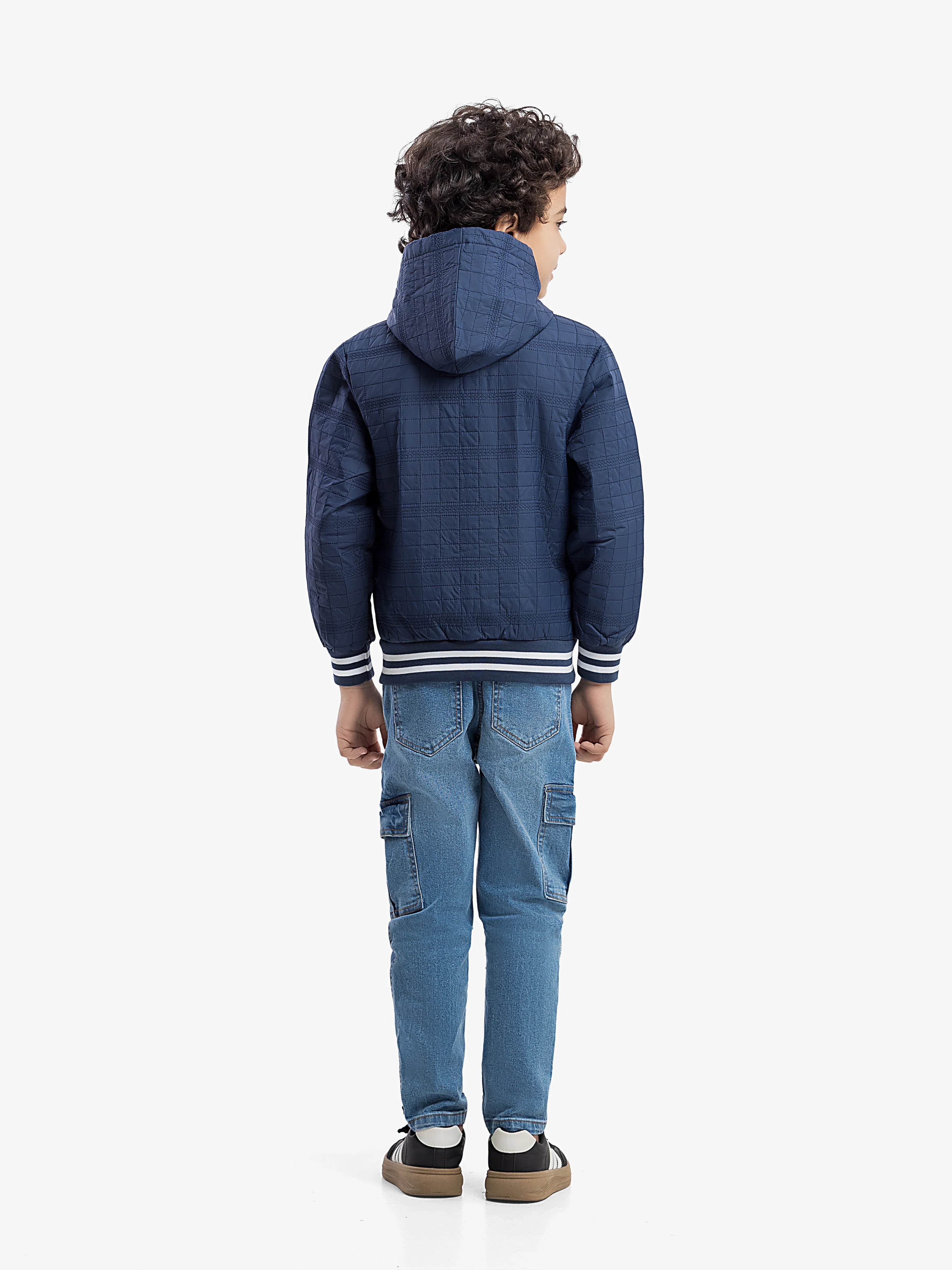 Boy's Navy Blue Jacket - EBTJP5-004 - Image 6