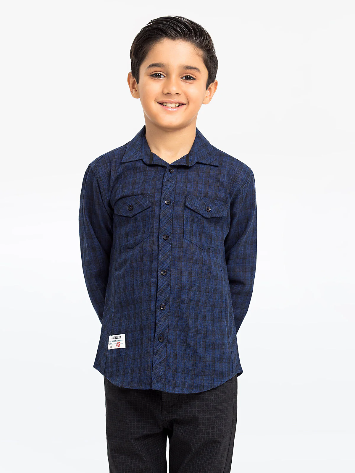 Boy's Navy Blue Shirt - EBTS23-27517 - Image 2