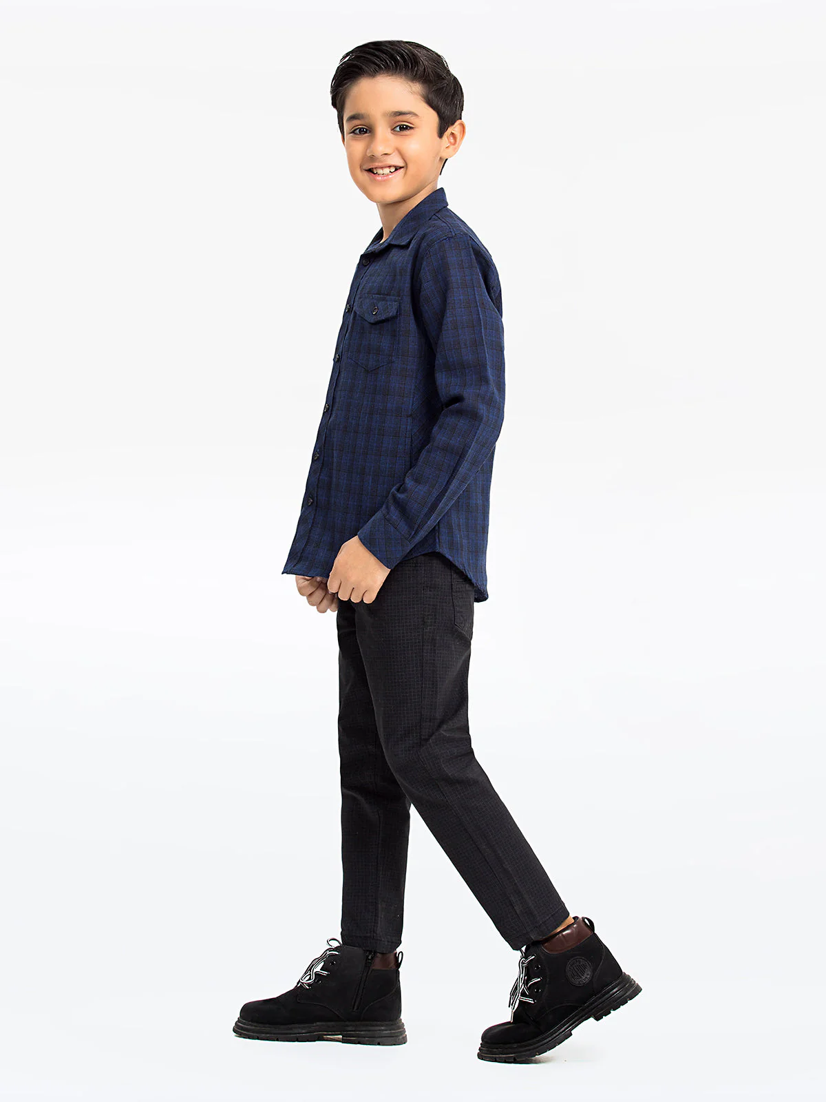 Boy's Navy Blue Shirt - EBTS23-27517 - Image 3