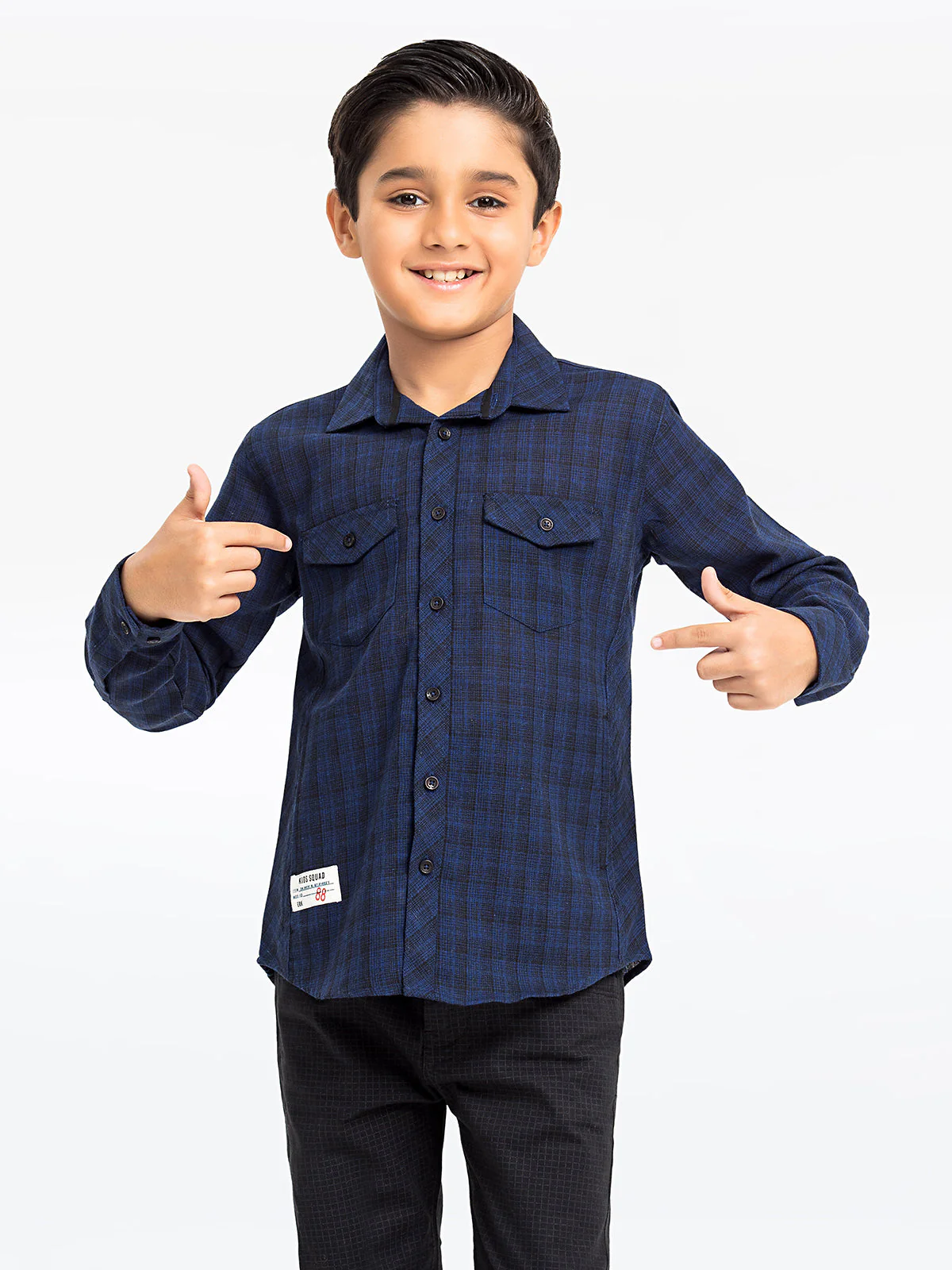 Boy's Navy Blue Shirt - EBTS23-27517 - Image 4
