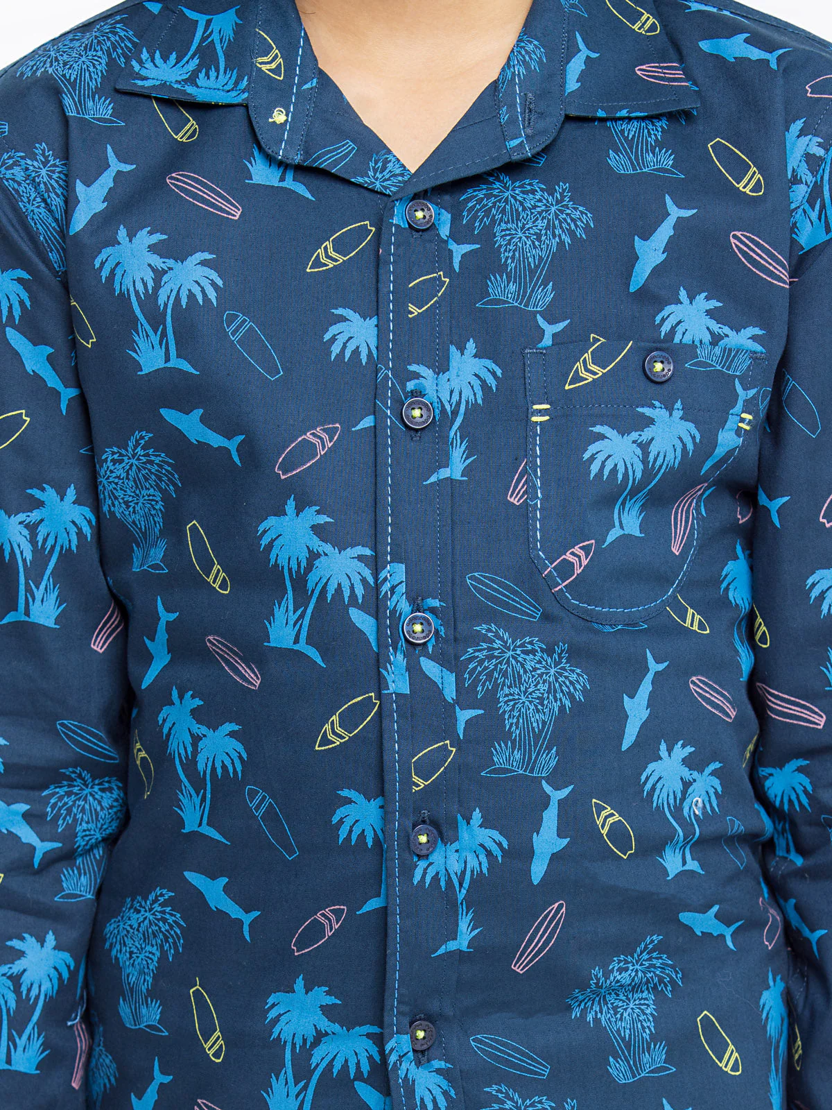 Boy's Navy Blue Shirt - EBTS24-27524 - Image 4