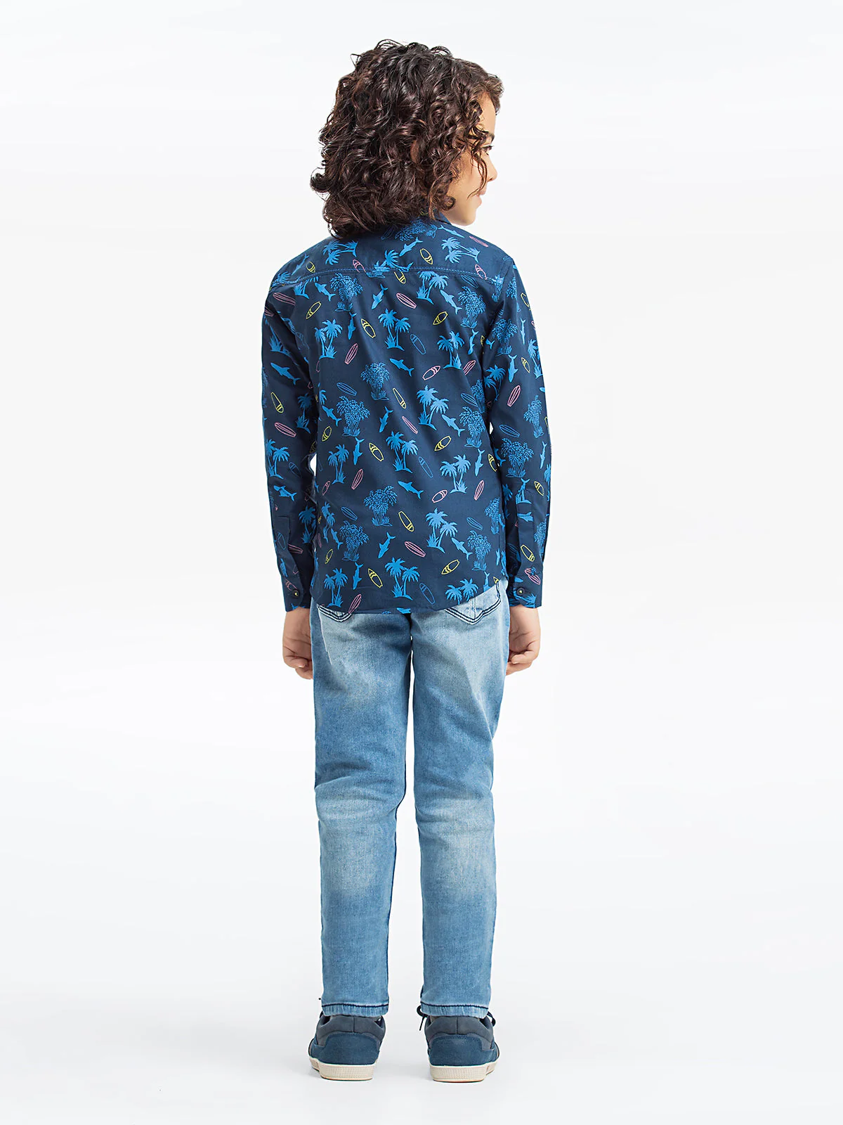 Boy's Navy Blue Shirt - EBTS24-27524 - Image 5