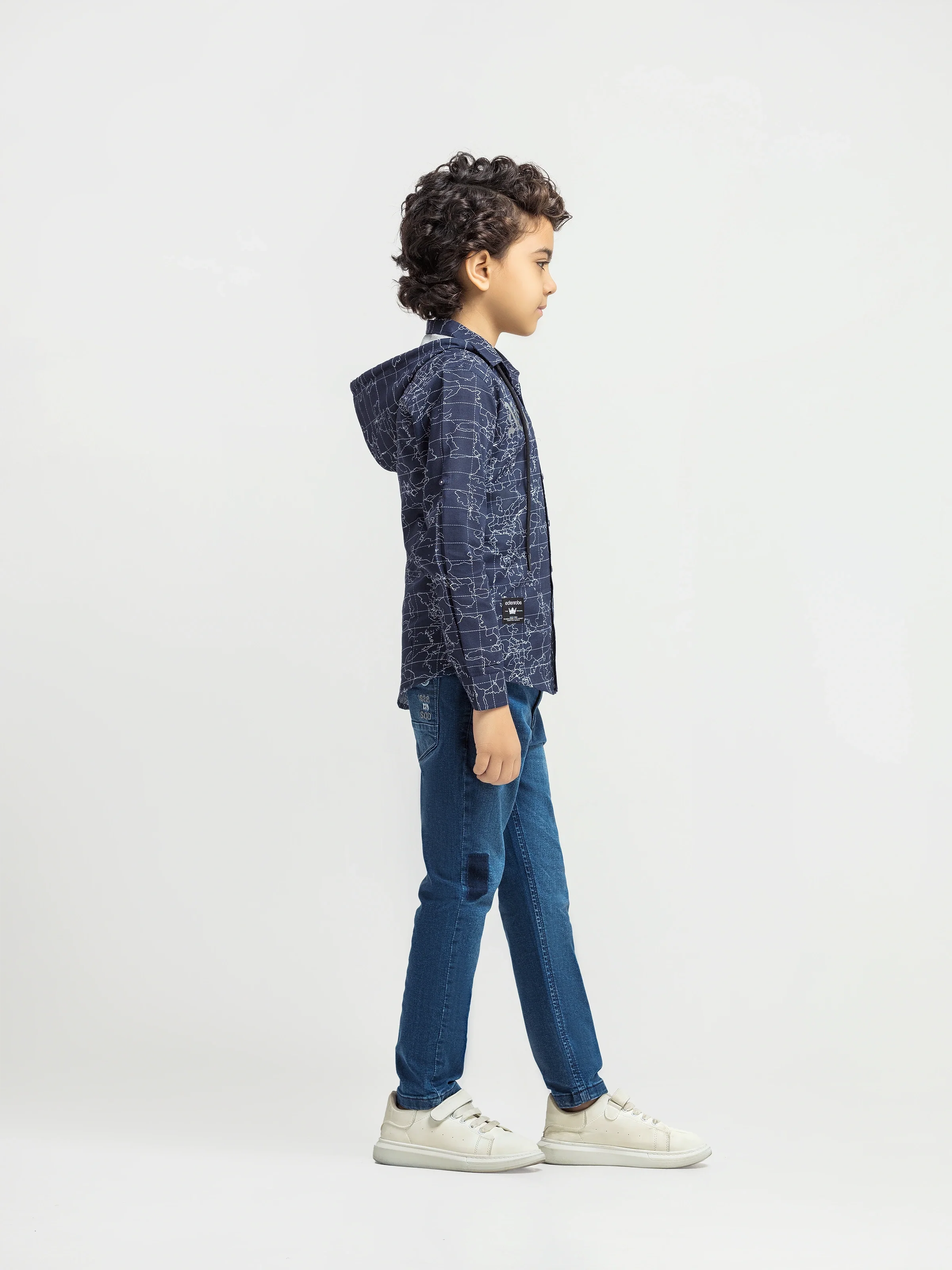 Boy's Navy Blue Shirt - EBTS5-27580-2P - Image 5