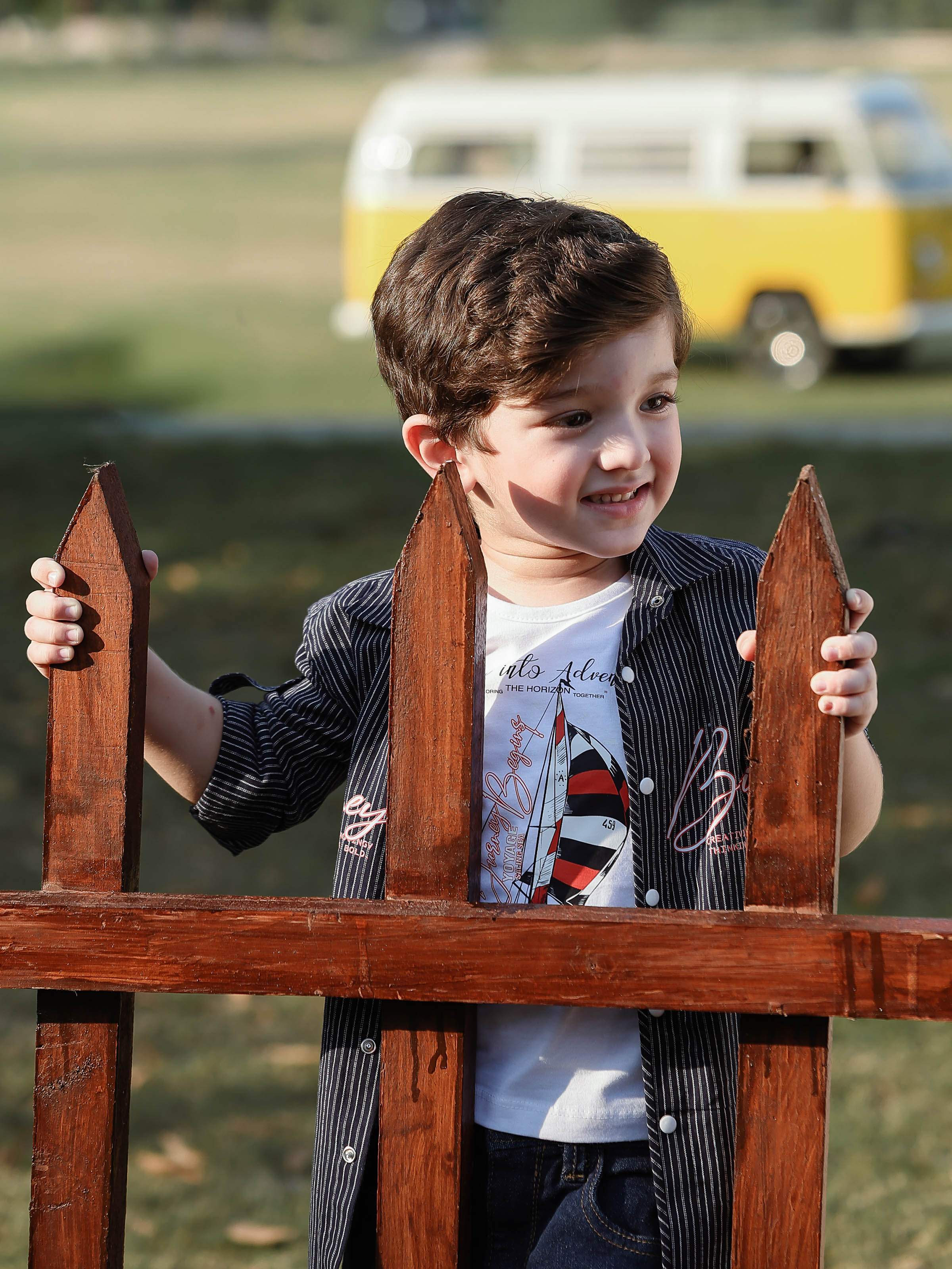 Boy's Navy Blue Shirt & Tank Top - EBTS5-27641-2P - Image 3