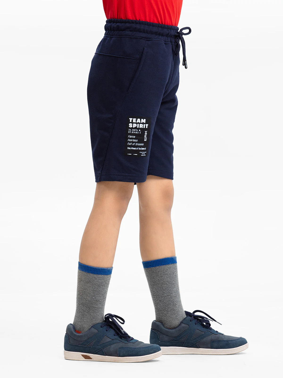 Boy's Navy Blue Shorts - EBBSK24-006 - Image 2