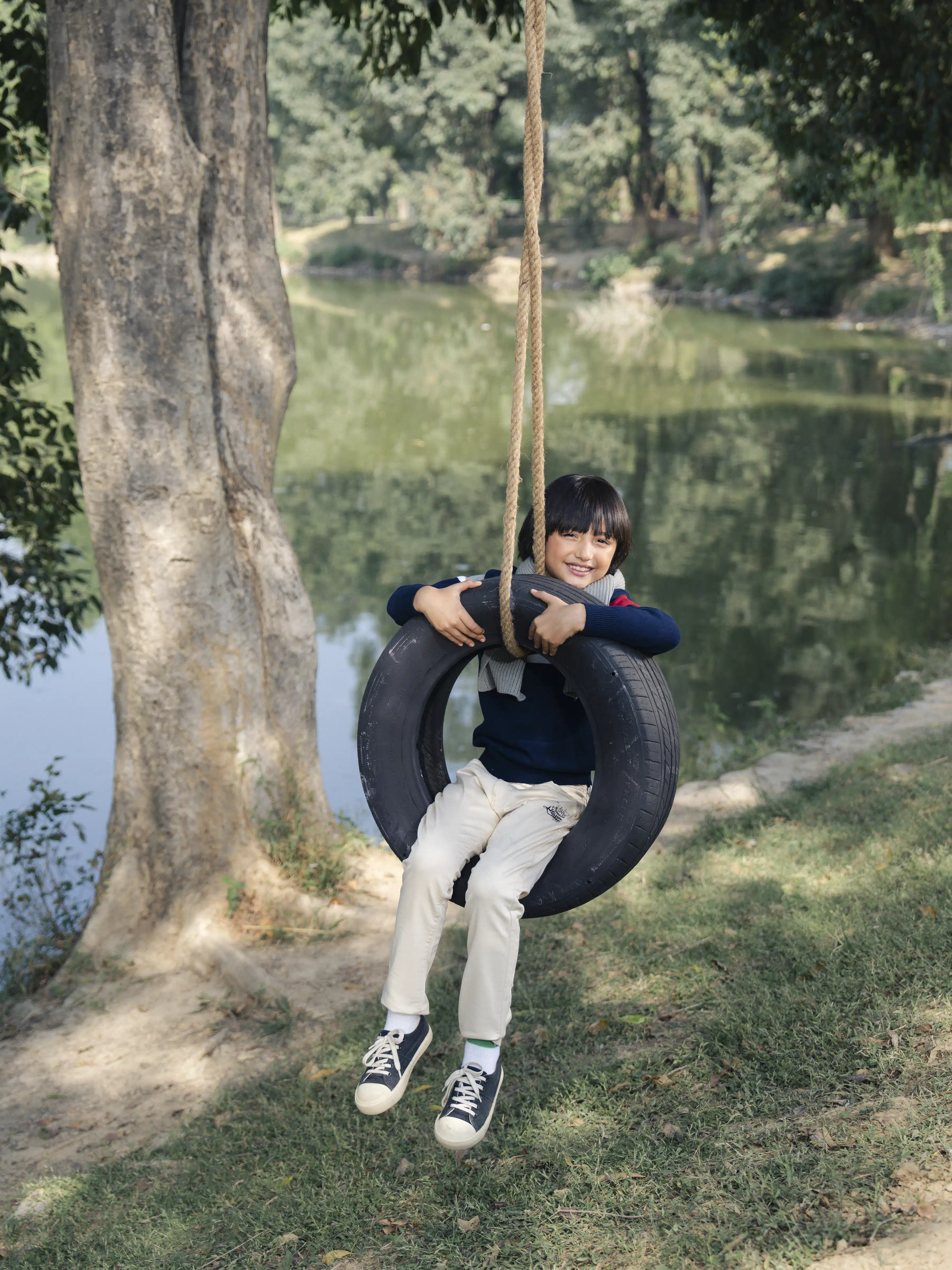 Boy's Navy Blue Sweater - EBTSWT5-003 - Image 4