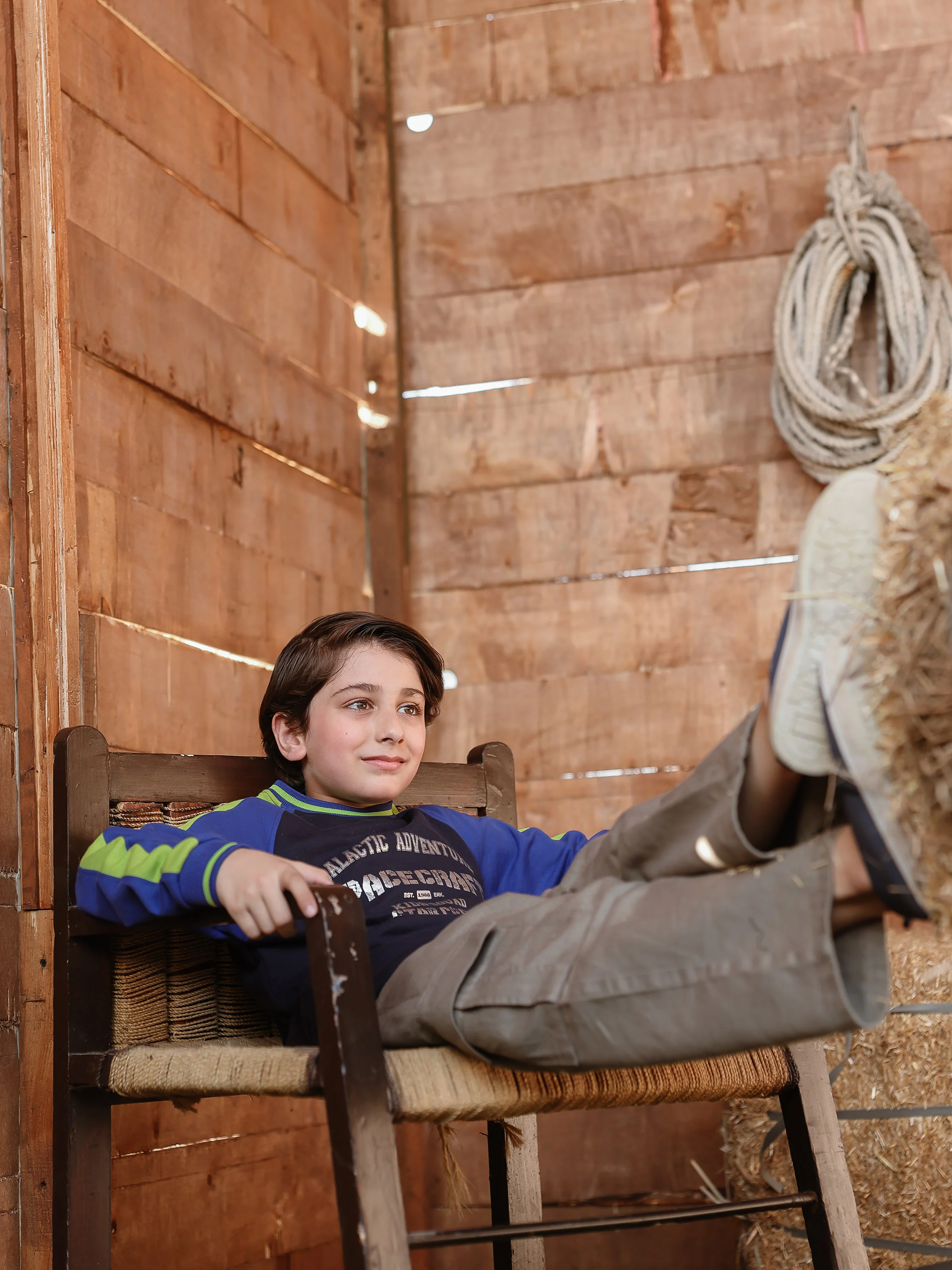 Boy's Navy Blue Sweatshirt - EBTSS5-012 - Image 5