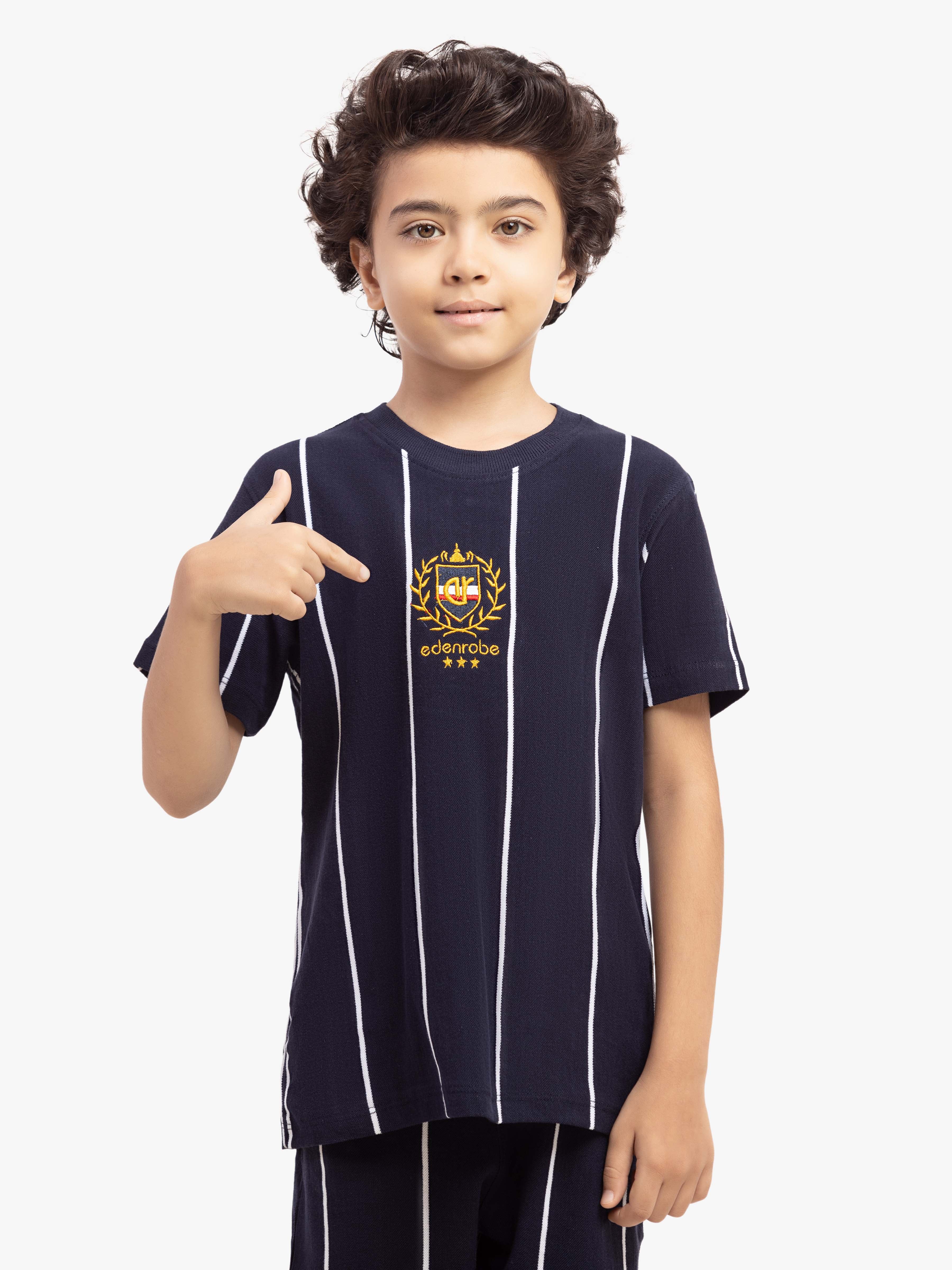 Boy's Navy Co-Ord Set - EBTCS5-024 - Image 2