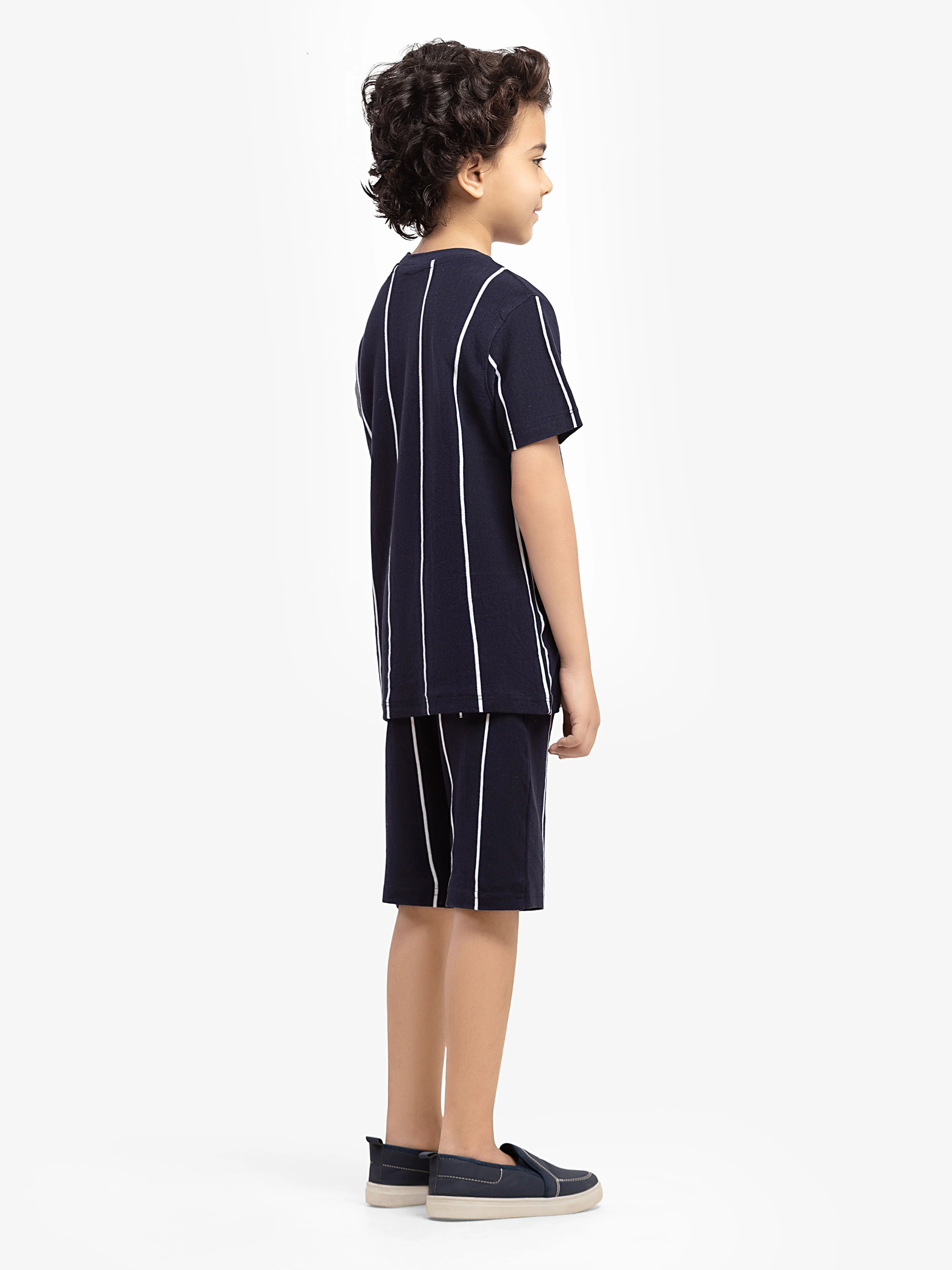 Boy's Navy Co-Ord Set - EBTCS5-024 - Image 4