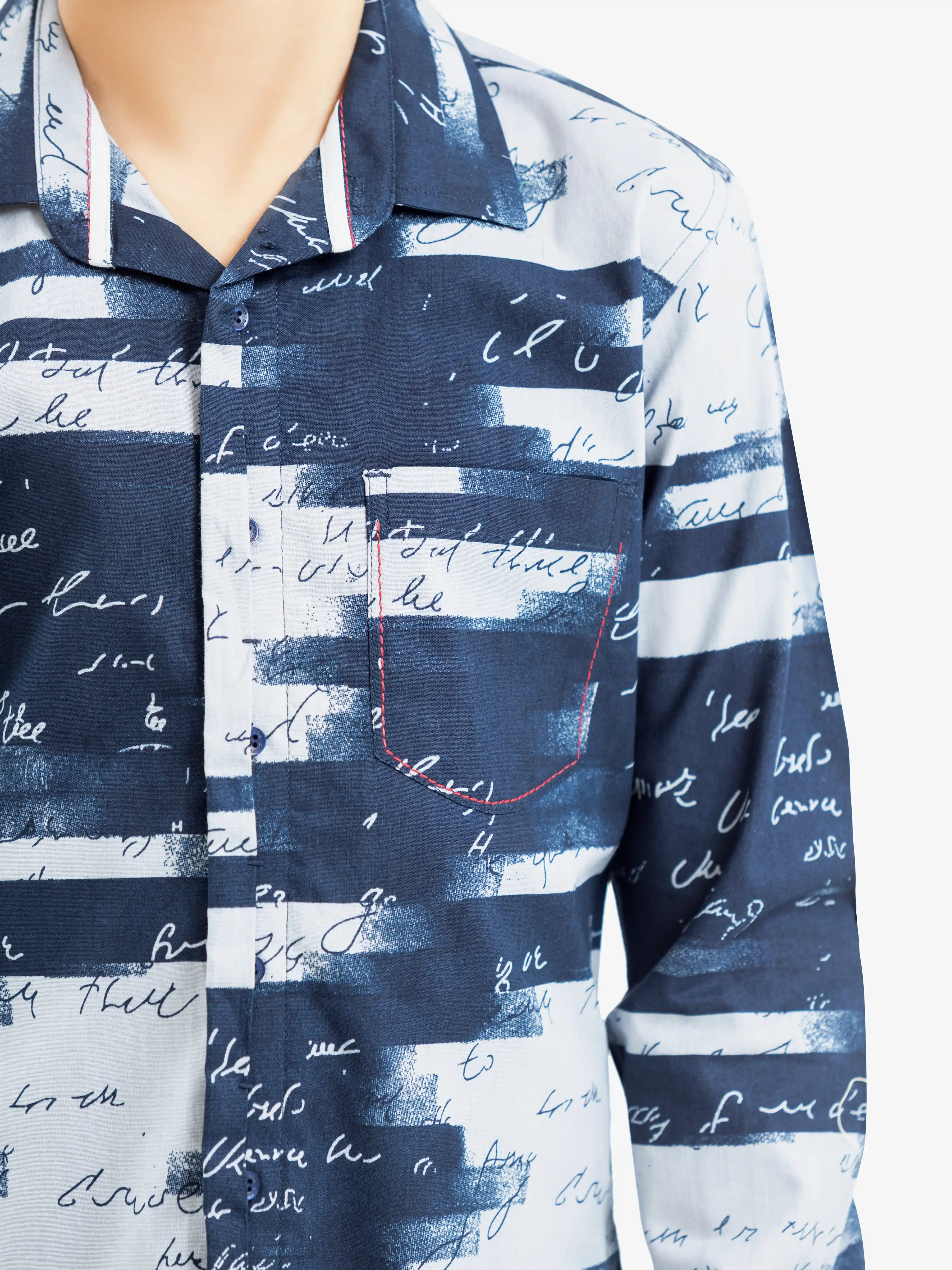 Boy's Navy & Grey Shirt - EBTS24-27545 - Image 4