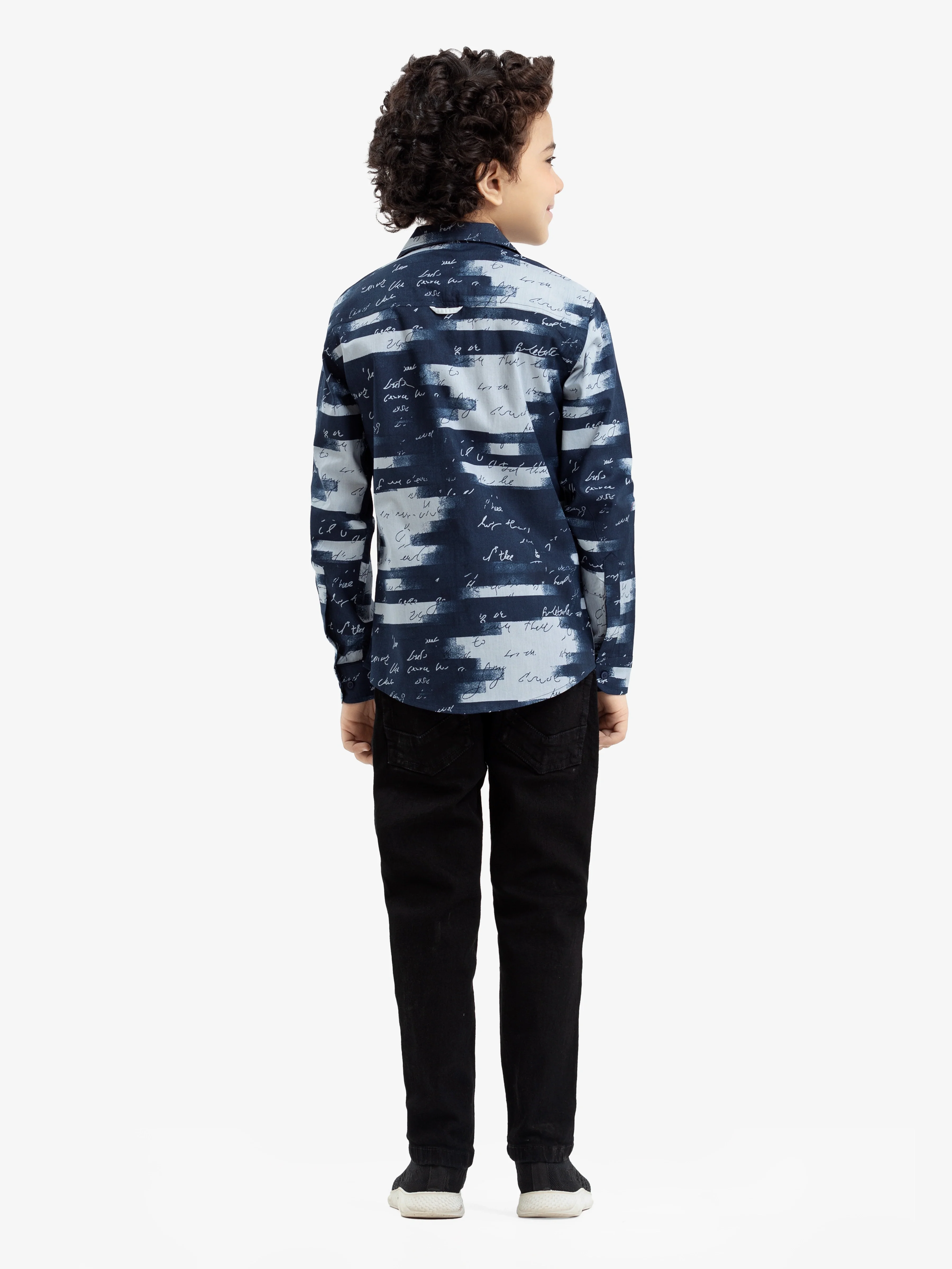 Boy's Navy & Grey Shirt - EBTS24-27545 - Image 5