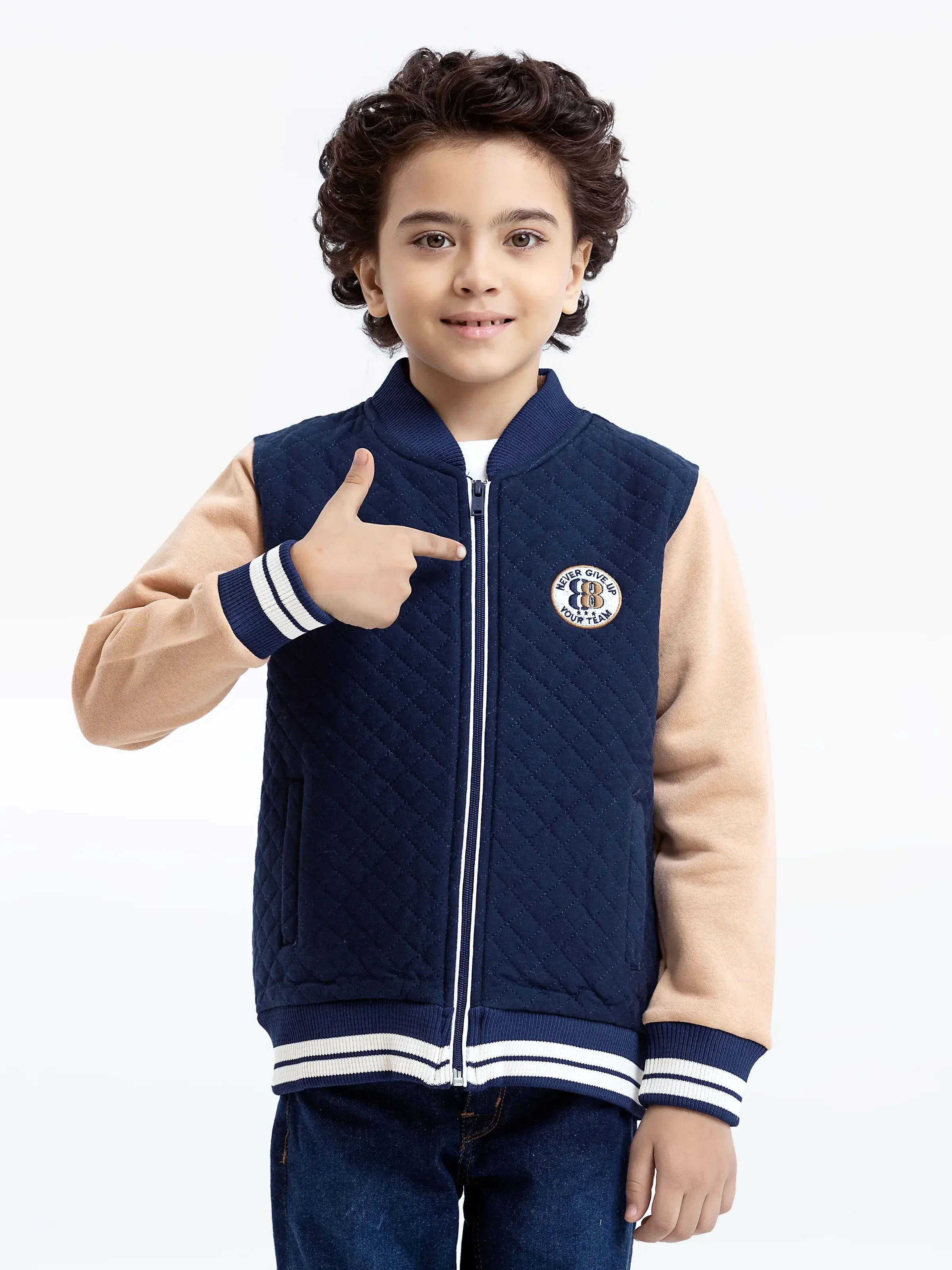 Boy's Navy Jacket - EBTJK23-002 - Image 2