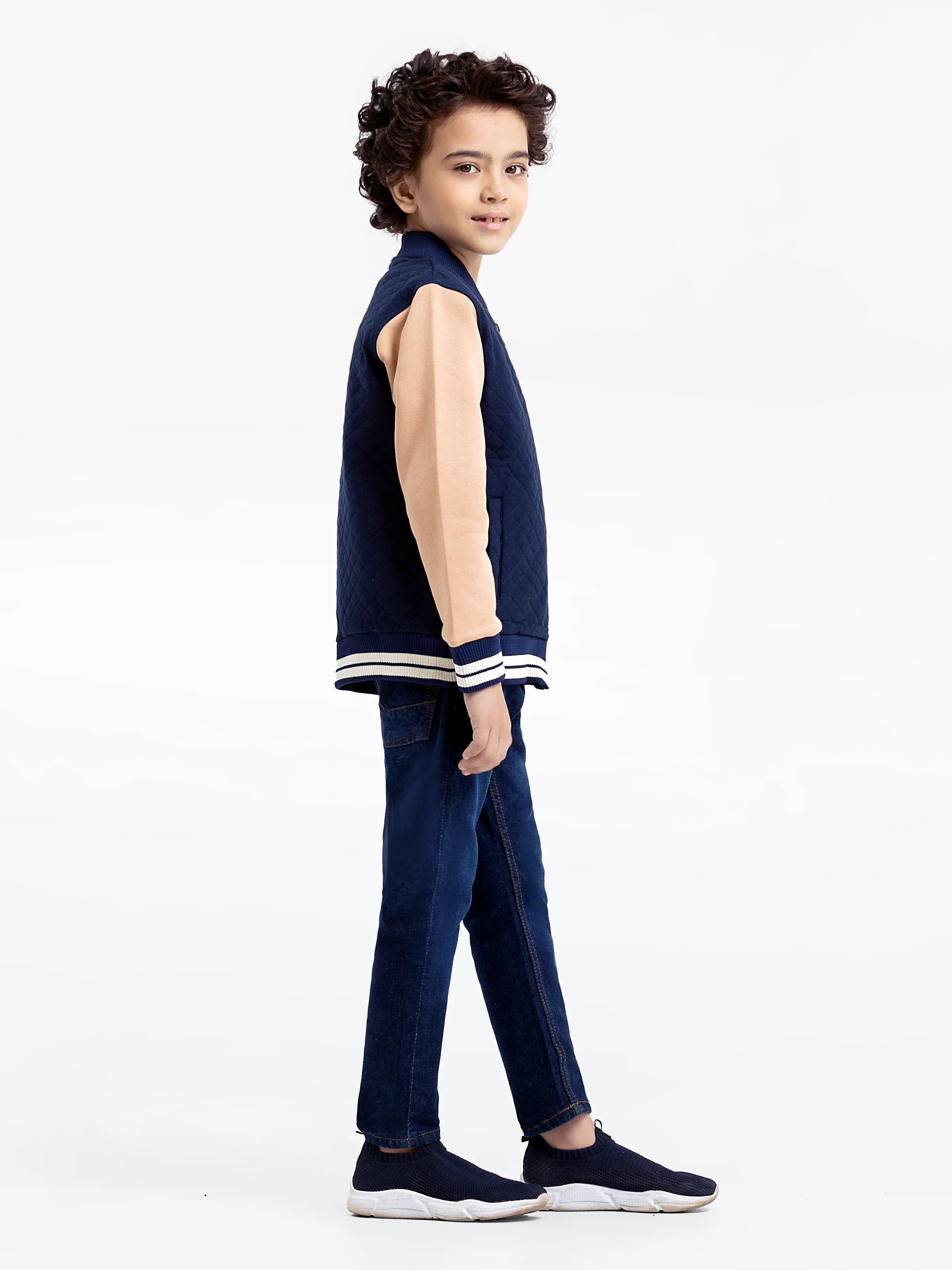 Boy's Navy Jacket - EBTJK23-002 - Image 4