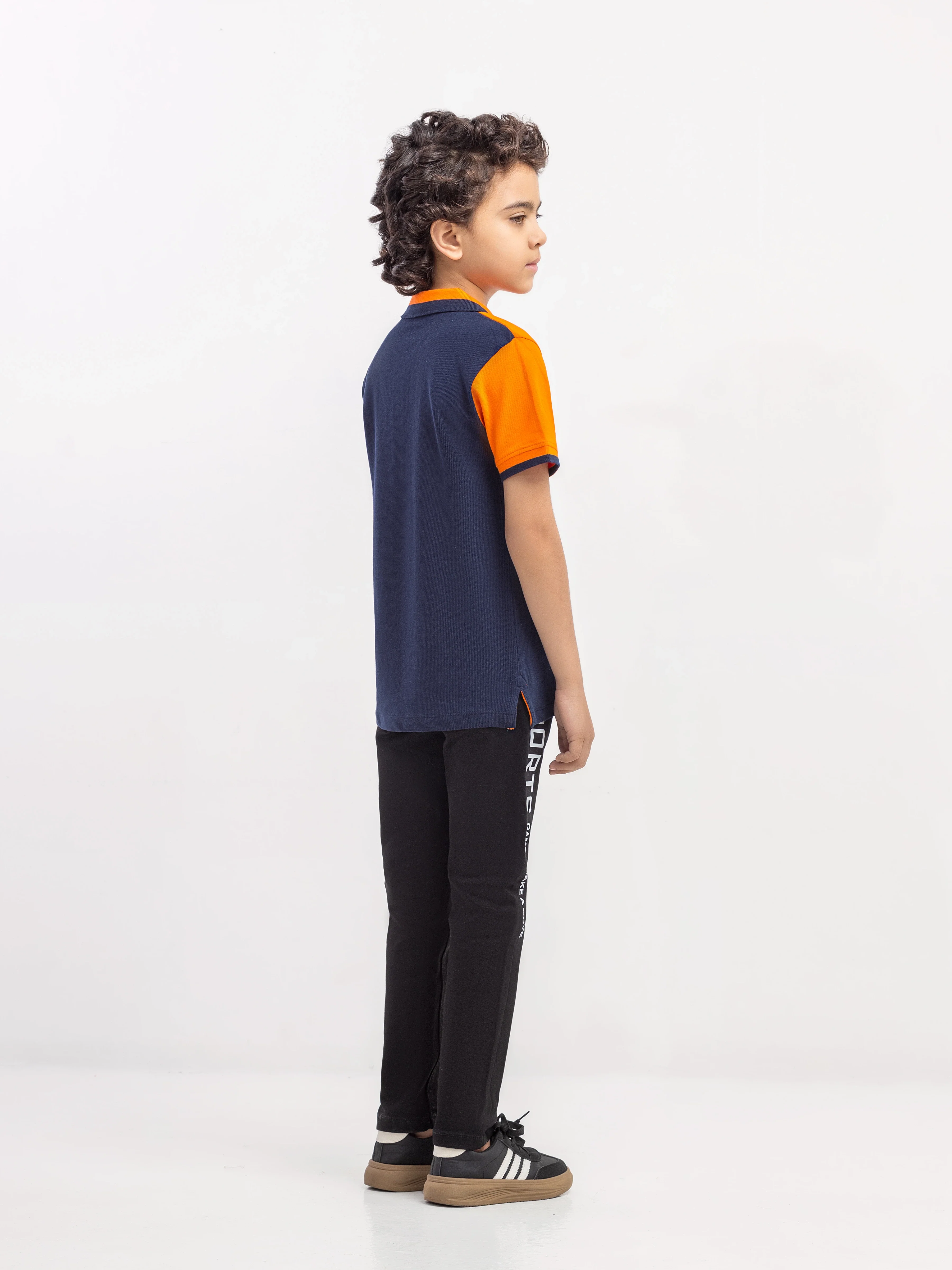 Boy's Navy Polo Shirt - EBTPS6-006 - Image 5