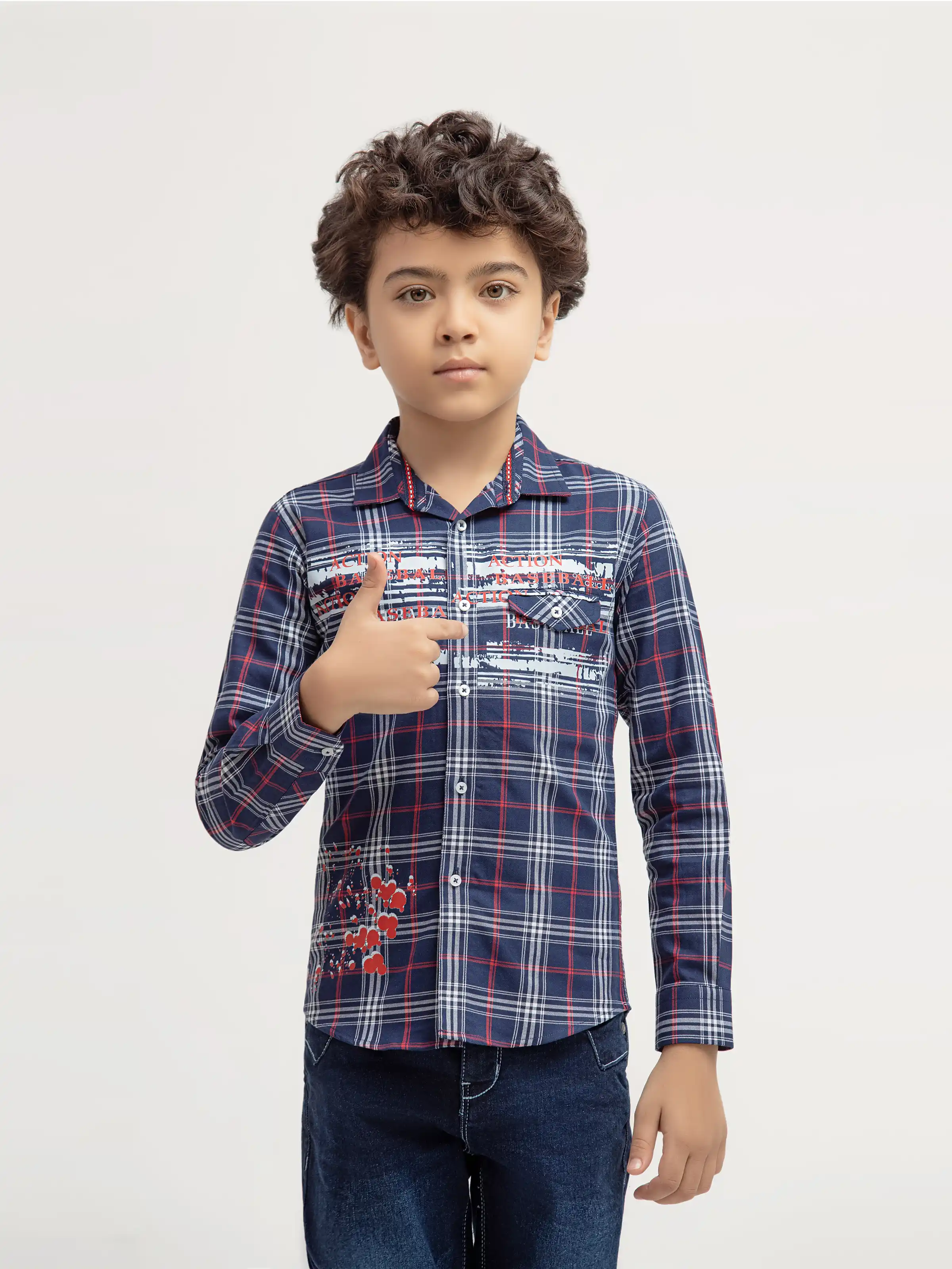 Boy's Navy Shirt - EBTSF5-27662