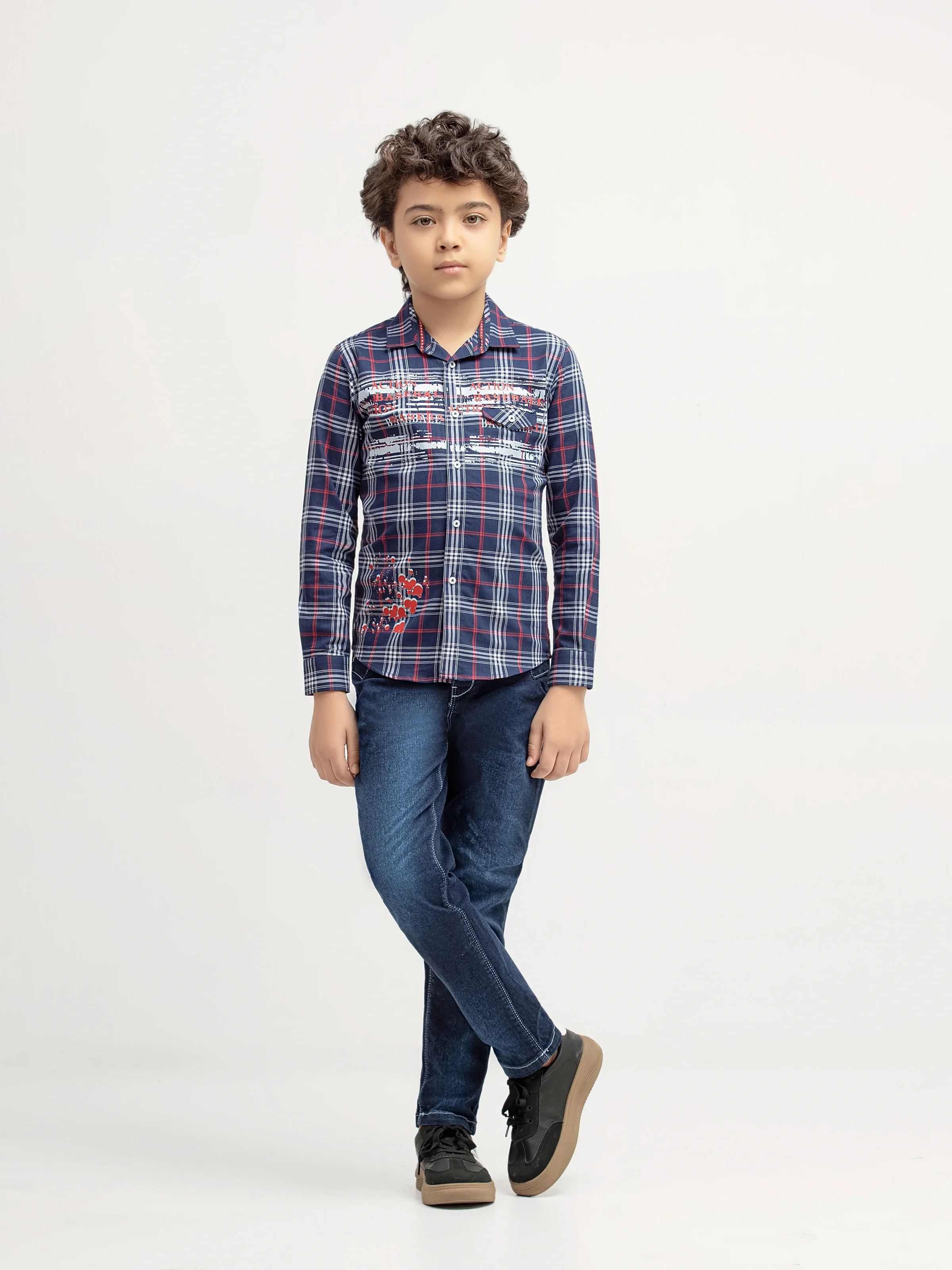 Boy's Navy Shirt - EBTSF5-27662 - Image 2