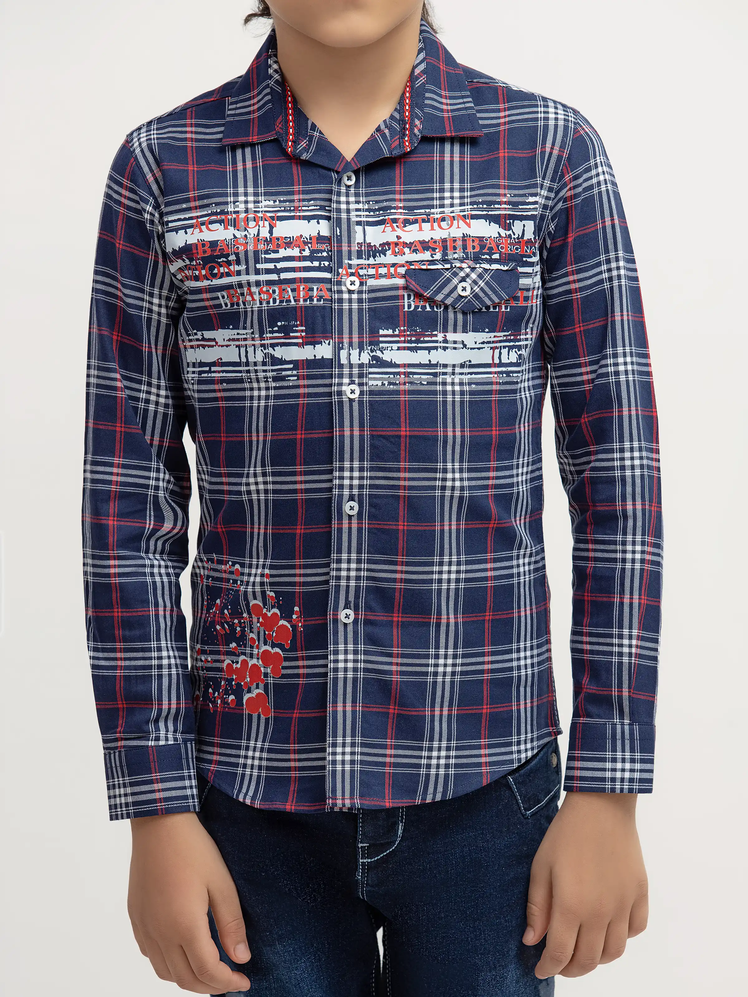 Boy's Navy Shirt - EBTSF5-27662 - Image 3