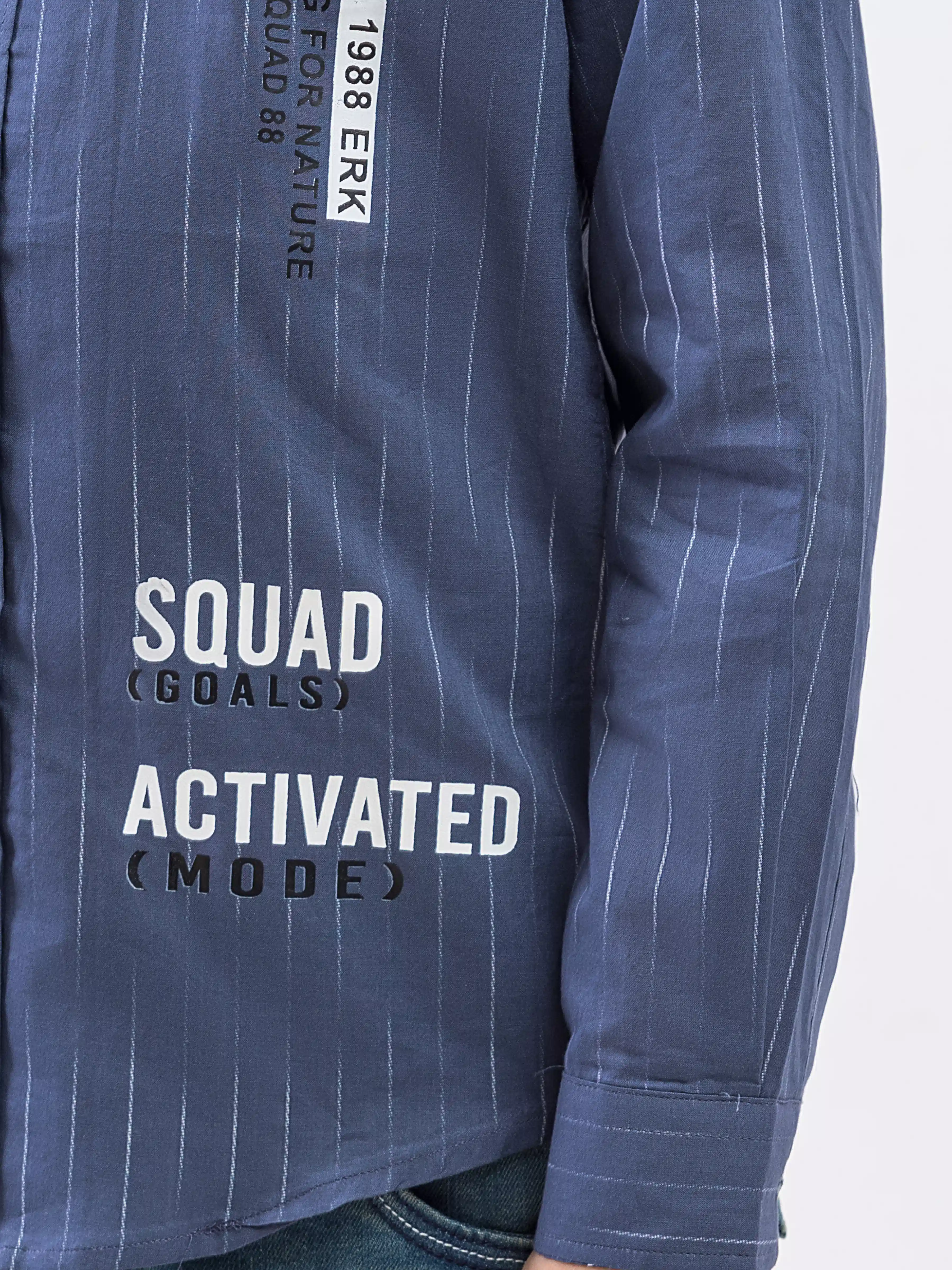 Boy's Navy Shirt - EBTSF5-27669 - Image 4