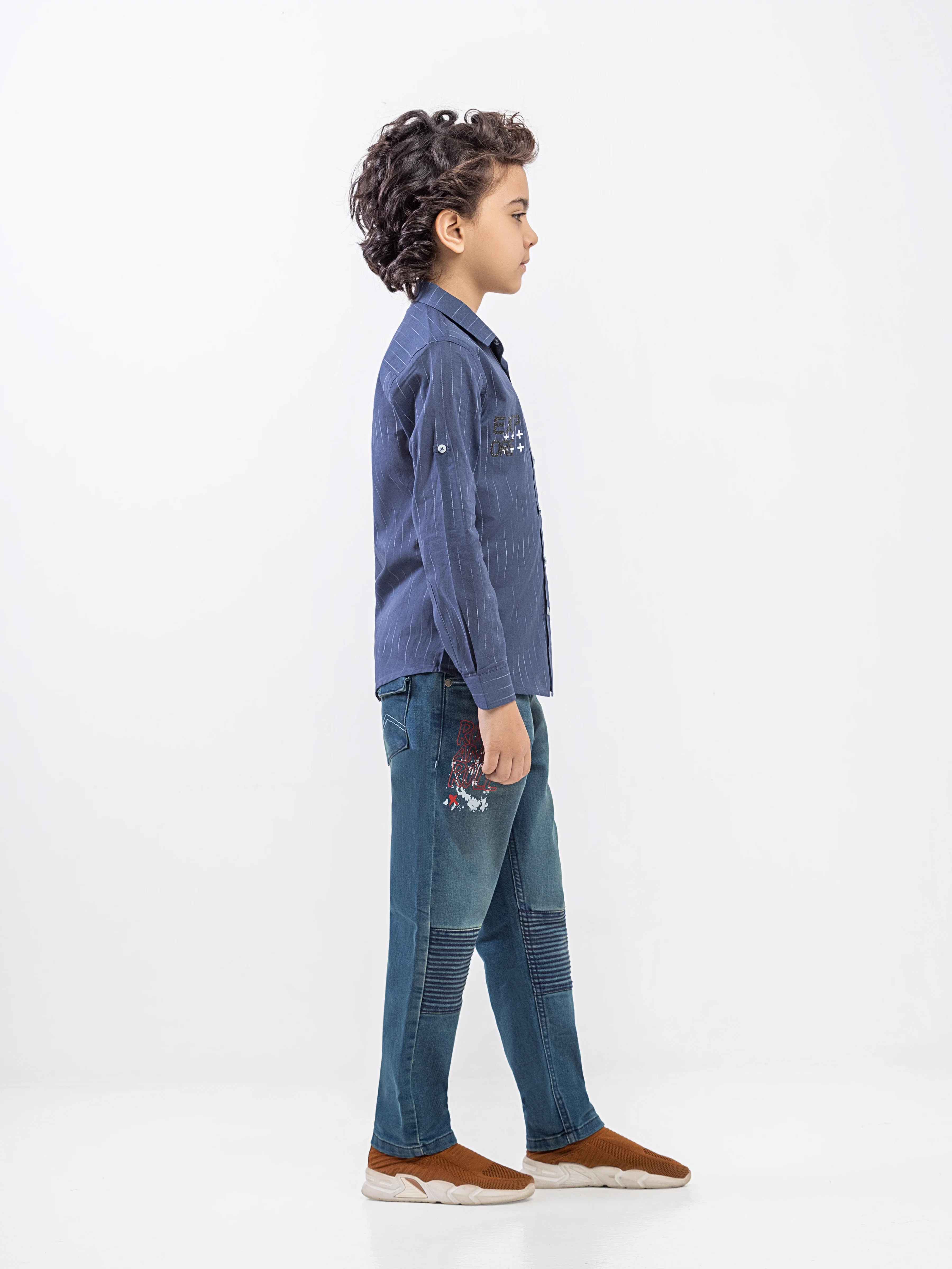 Boy's Navy Shirt - EBTSF5-27669 - Image 5
