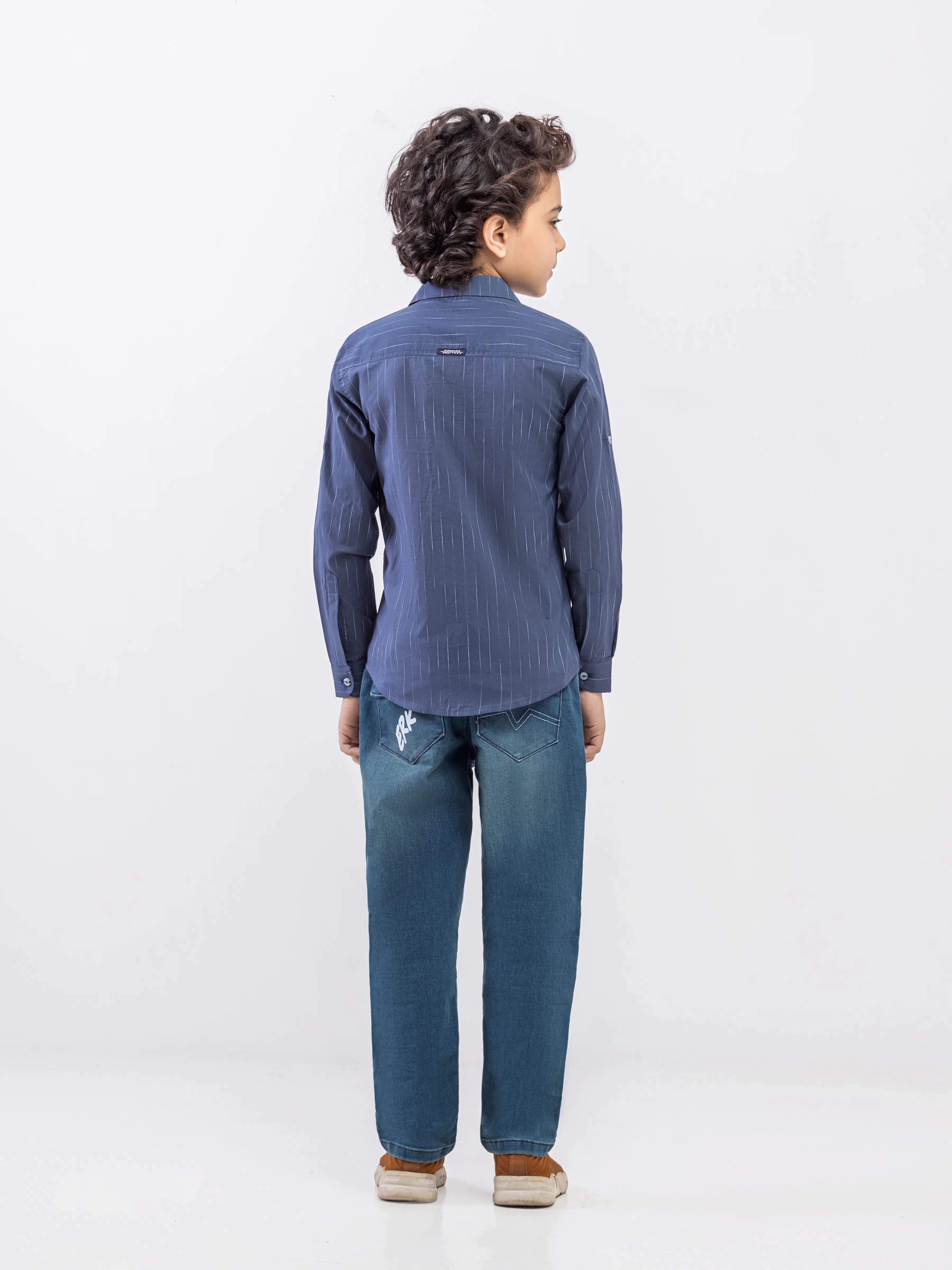 Boy's Navy Shirt - EBTSF5-27669 - Image 6