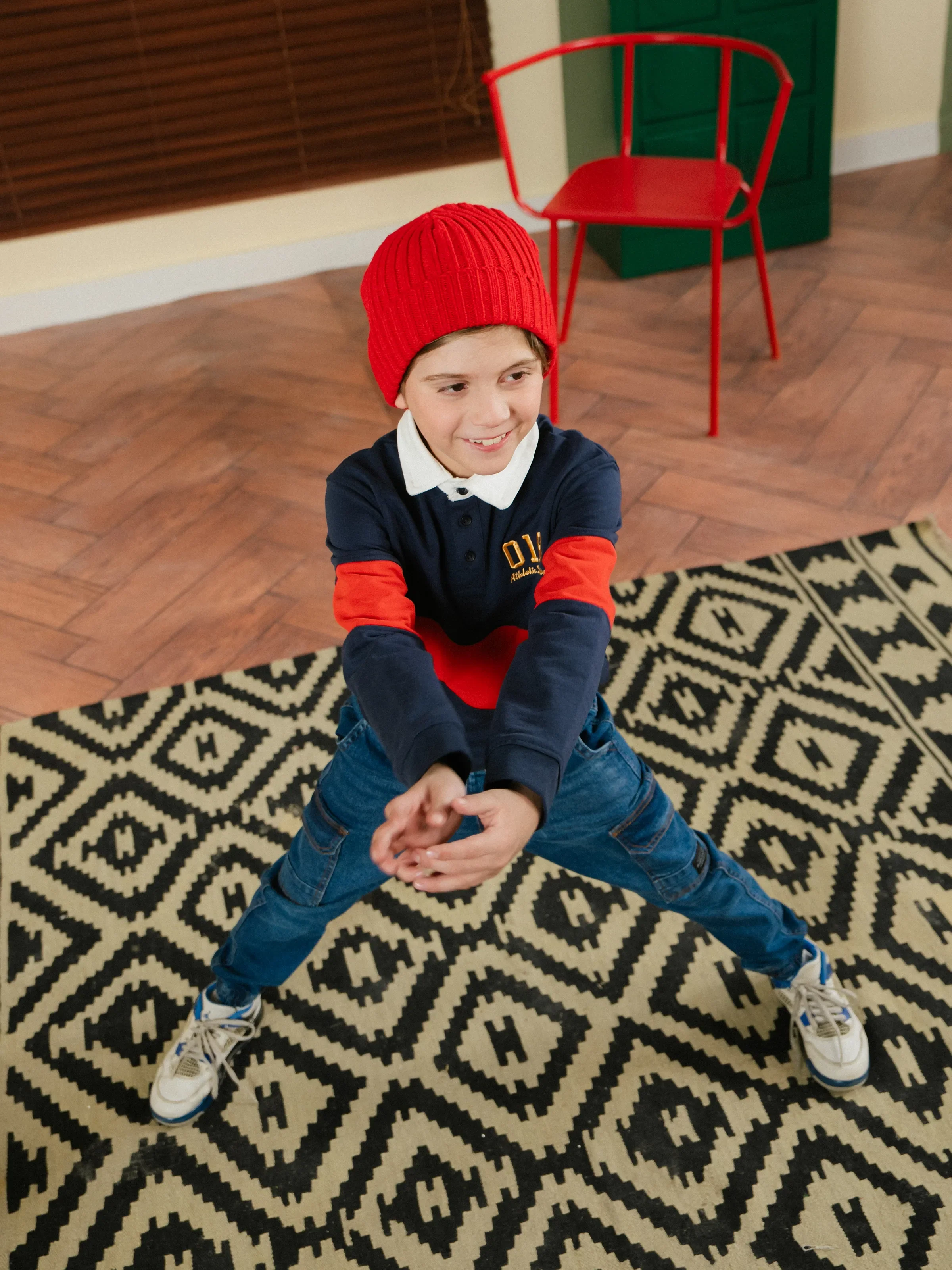 Boy's Navy Sweatshirt - EBTSS24-004 - Image 3
