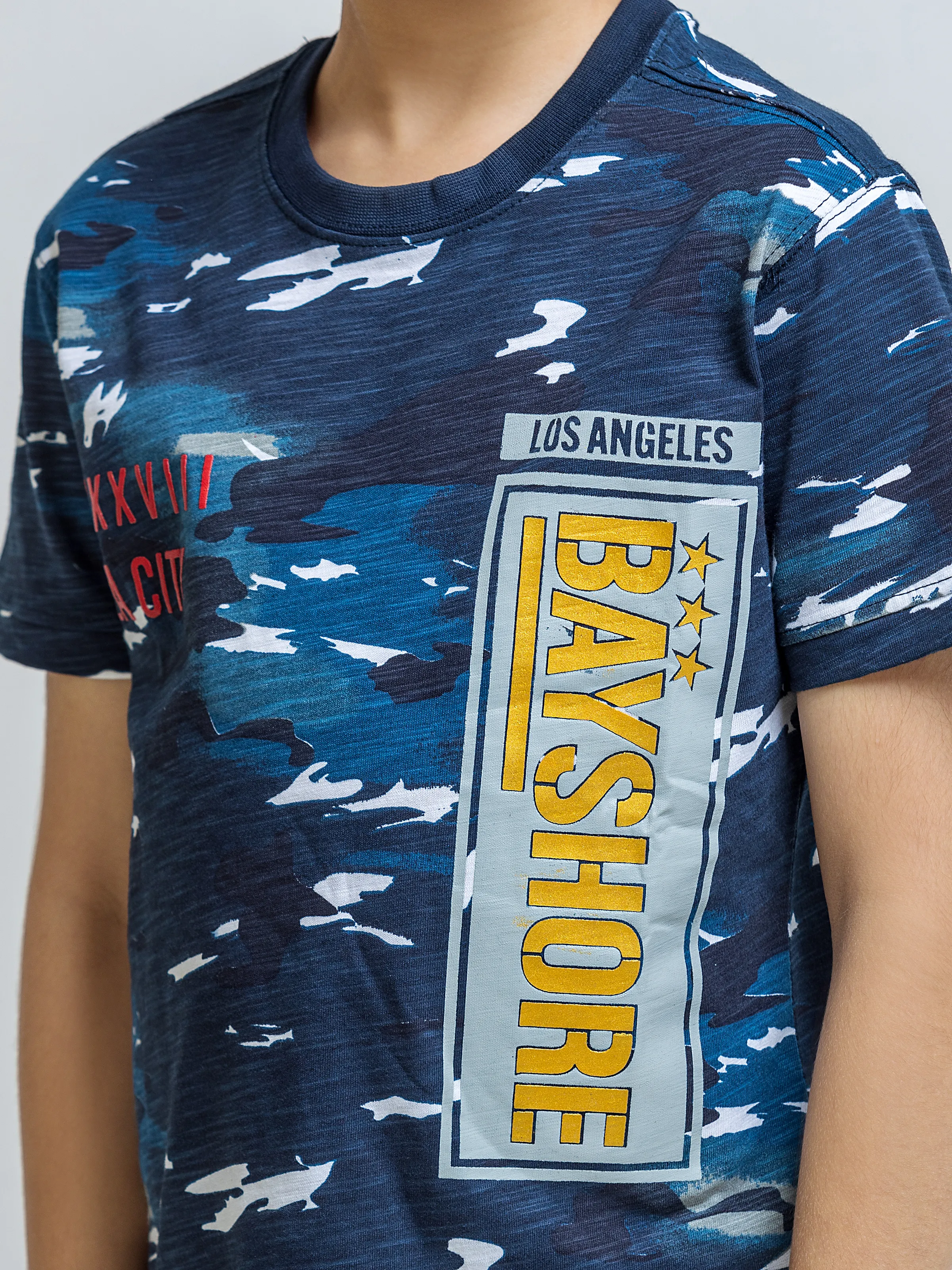 Boy's Navy T-Shirt - EBTTS5-024 - Image 3