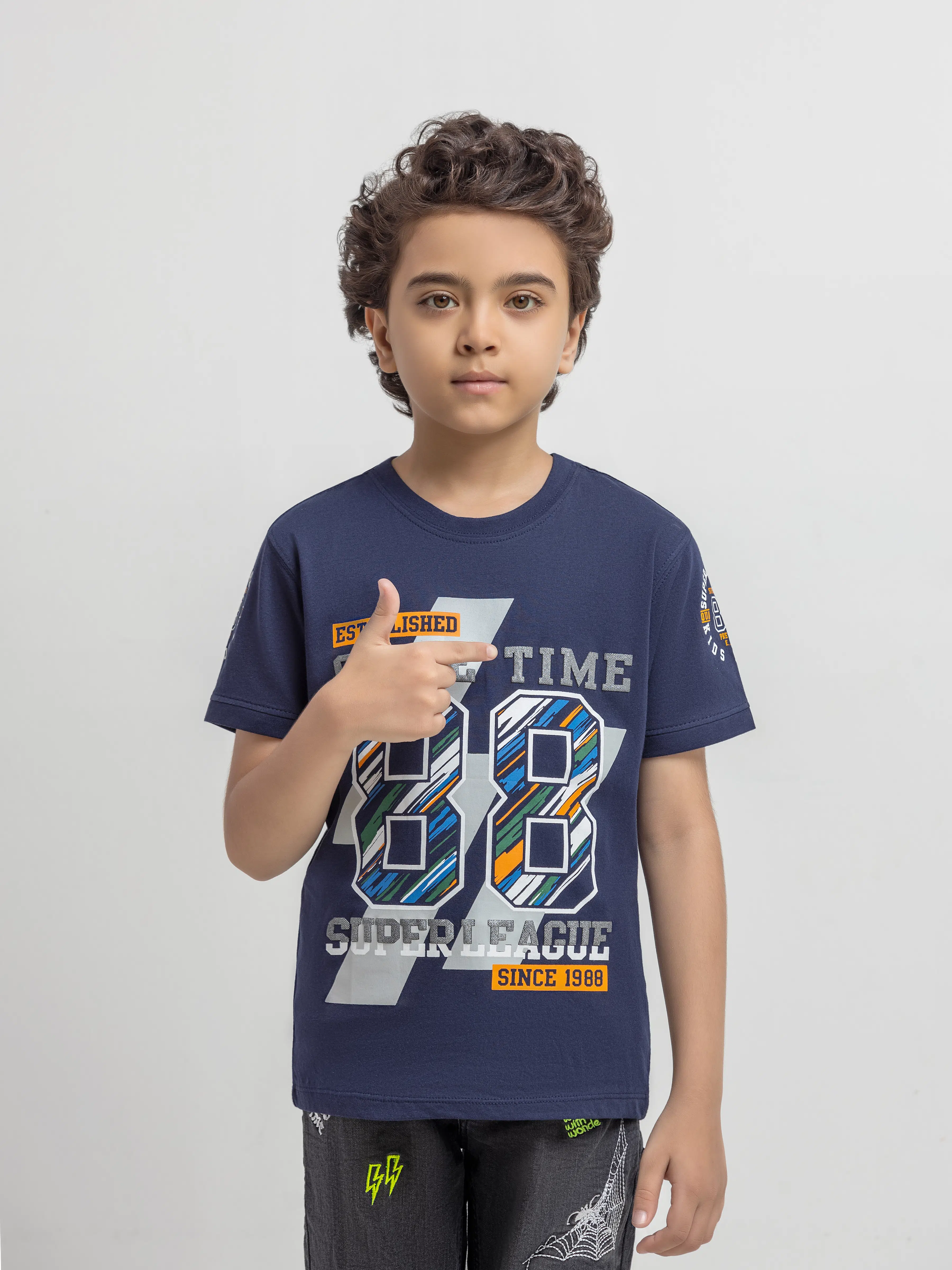 Boy's Navy T-Shirt - EBTTS6-008