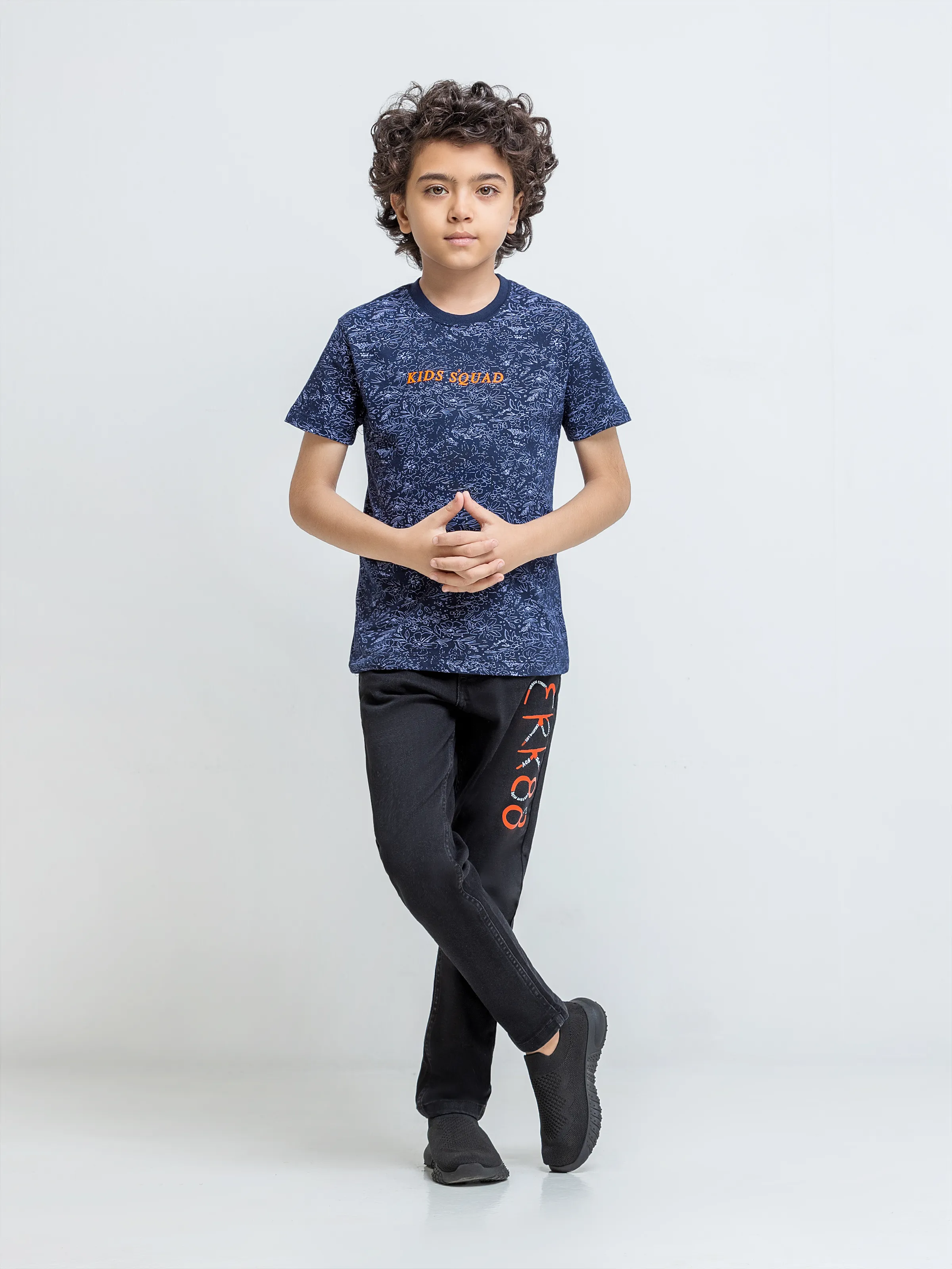 Boy's Navy T-Shirt - EBTTS6-010 - Image 2