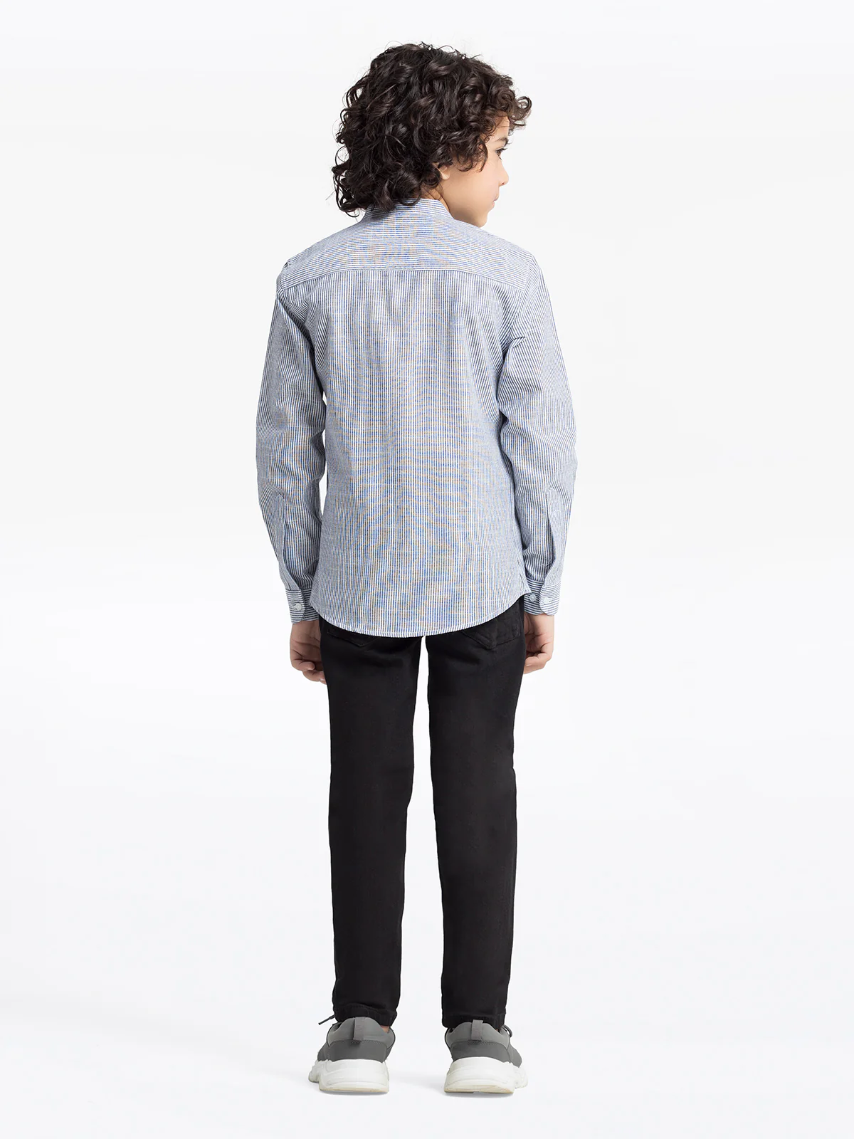 Boy's Navy & White Shirt - EBTS24-27542 - Image 5