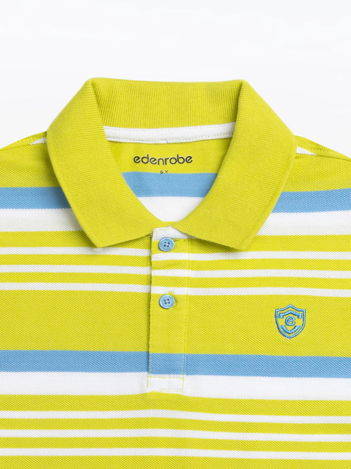 Boy's Neon Green Polo Shirt - EBTPS24-012 - Image 2