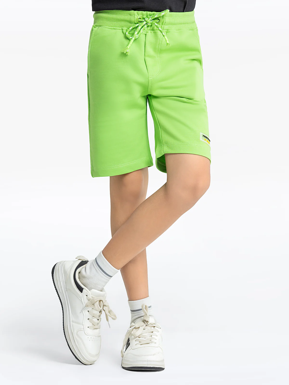 Boy's Neon Green Shorts - EBBSK24-002 - Image 2