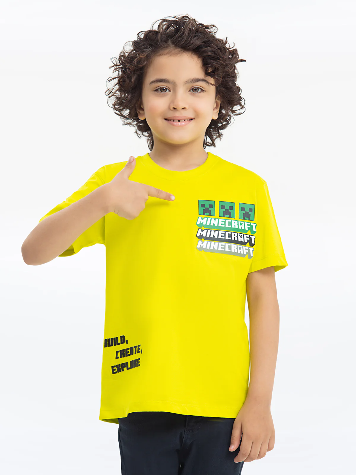 Boy's Neon Green T-Shirt - EBTTS24-033 - Image 2