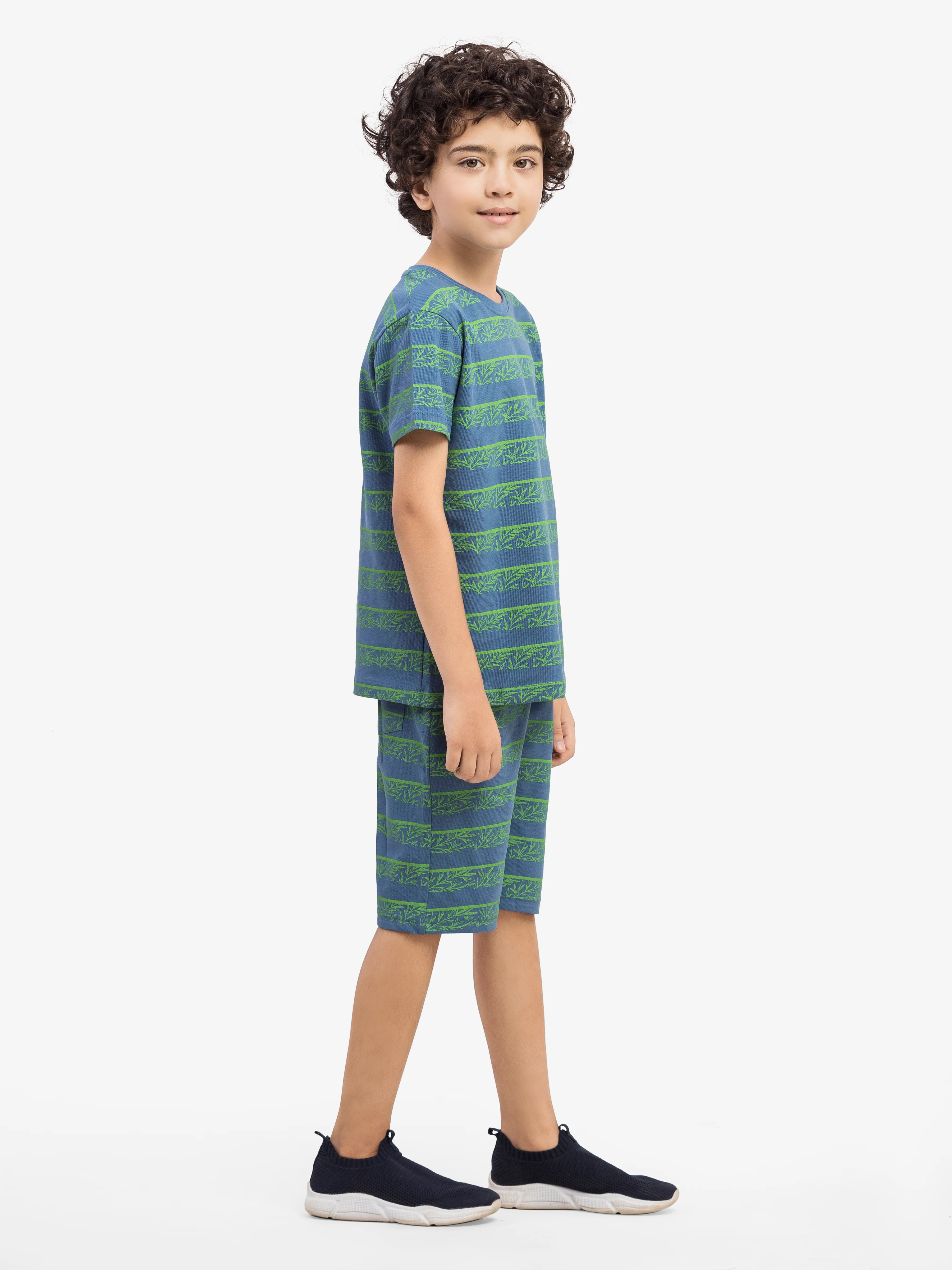 Boy's Ocean Blue Co-Ord Set - EBTCS5-021 - Image 4
