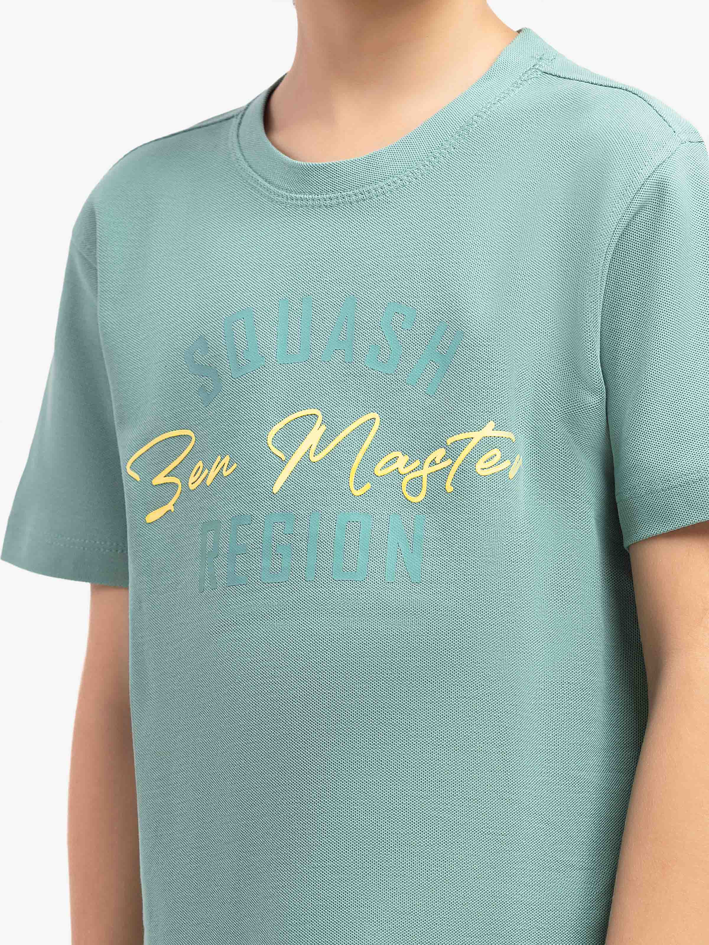 Boy's Ocean Blue T-Shirt - EBTTS5-037 - Image 3