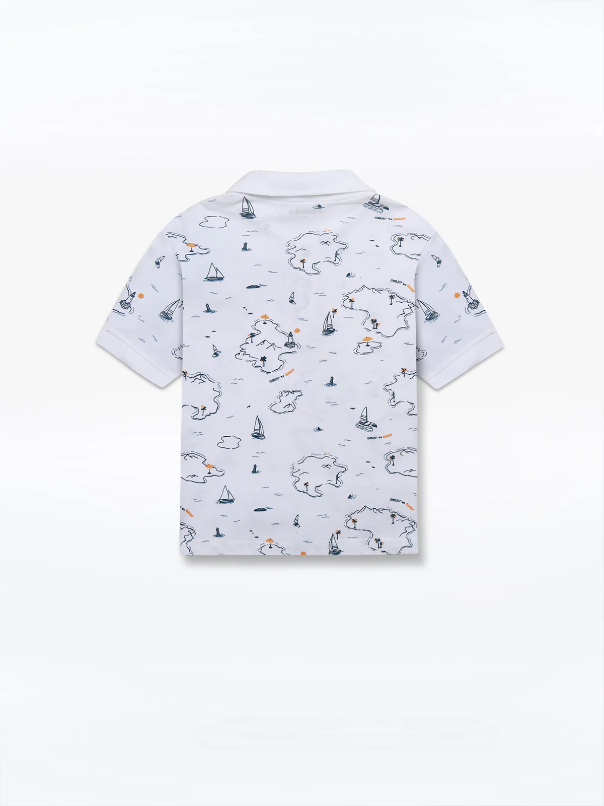 Boy's Off White Polo Shirt - EBTPS24-040 - Image 3