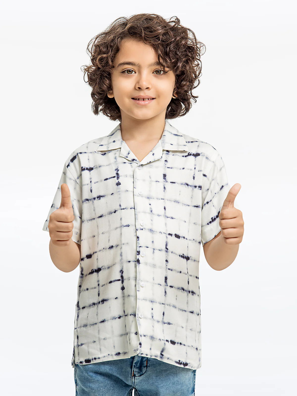 Boy's Off White Shirt - EBTS24-27537 - Image 2