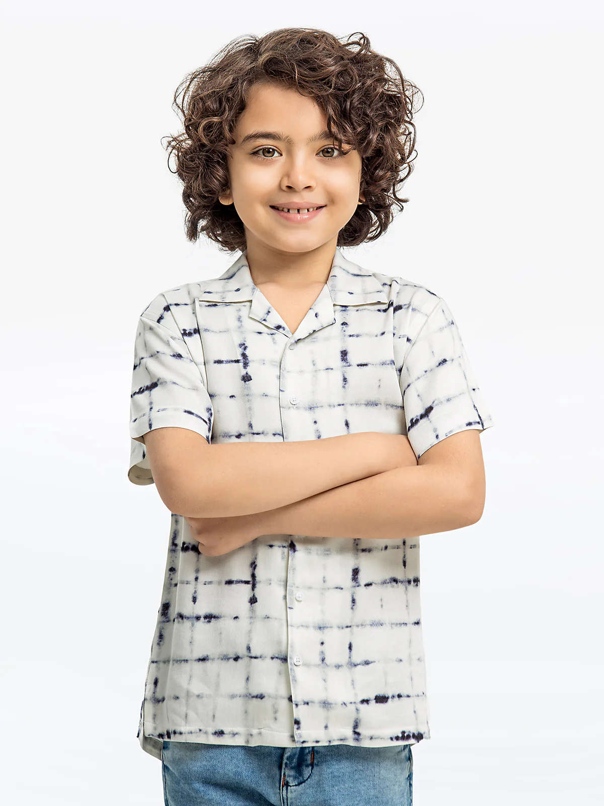 Boy's Off White Shirt - EBTS24-27537 - Image 3