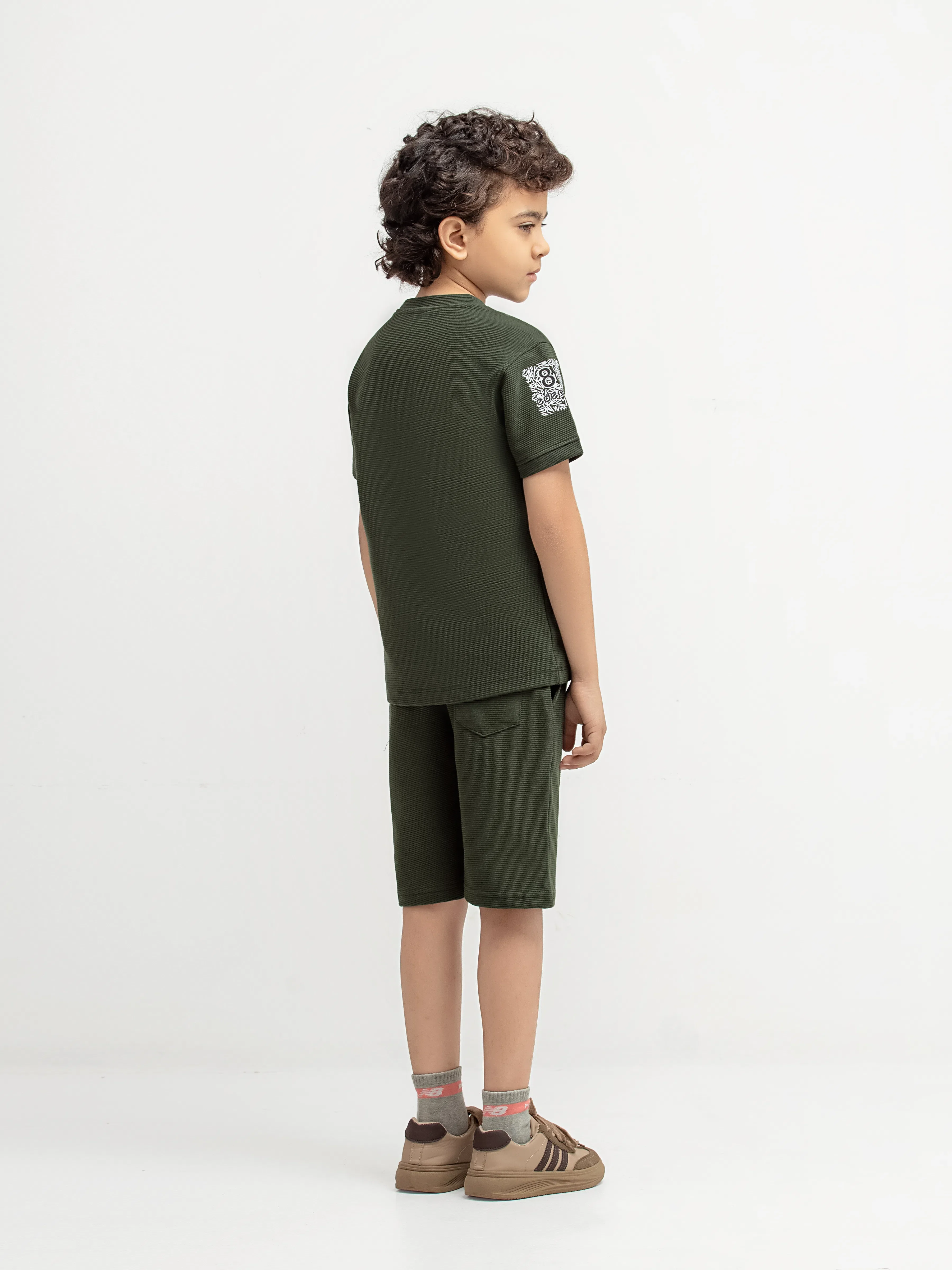 Boy's Olive Co Ord Set - EBTCS6-056 - Image 5