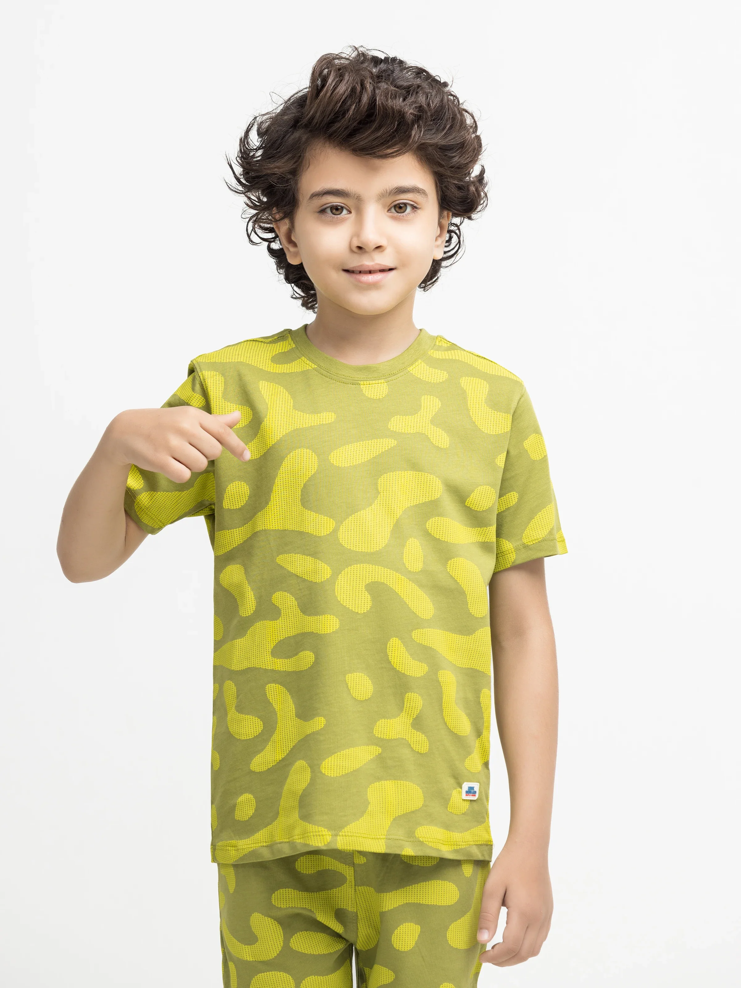 Boy's Olive Green Co-Ord Set - EBTCS5-013 - Image 2